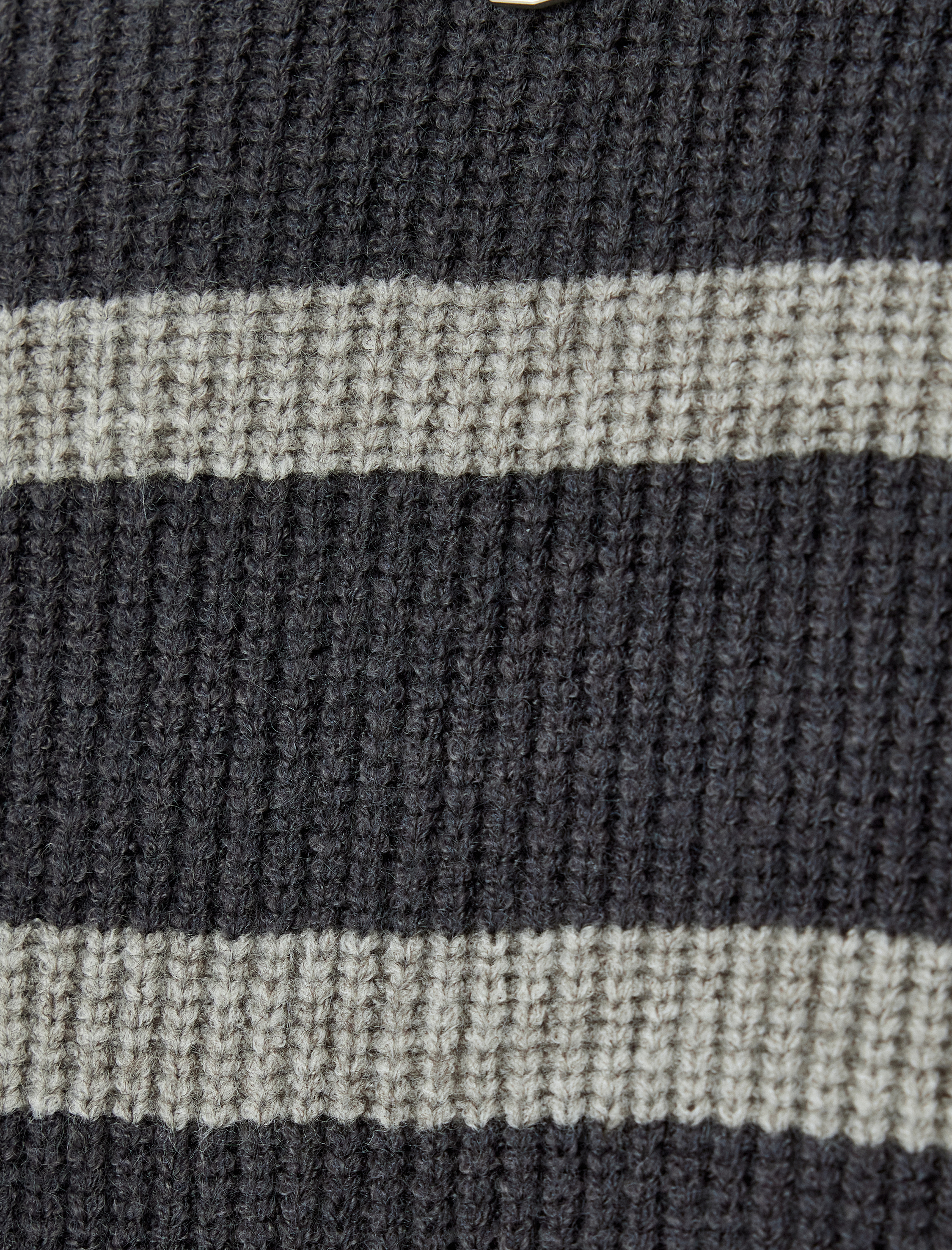   Kışlık Triko Kazak Dik Yaka Yarım Fermuarlı Uzun Kollu