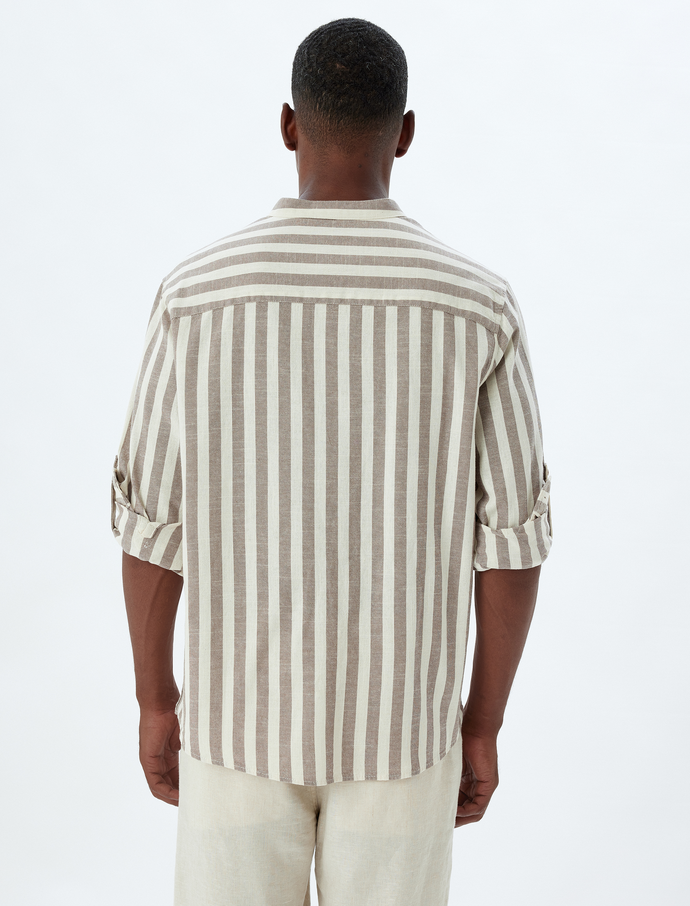   Hakim Yaka Gömlek Uzun Kollu Pamuklu Regular Fit