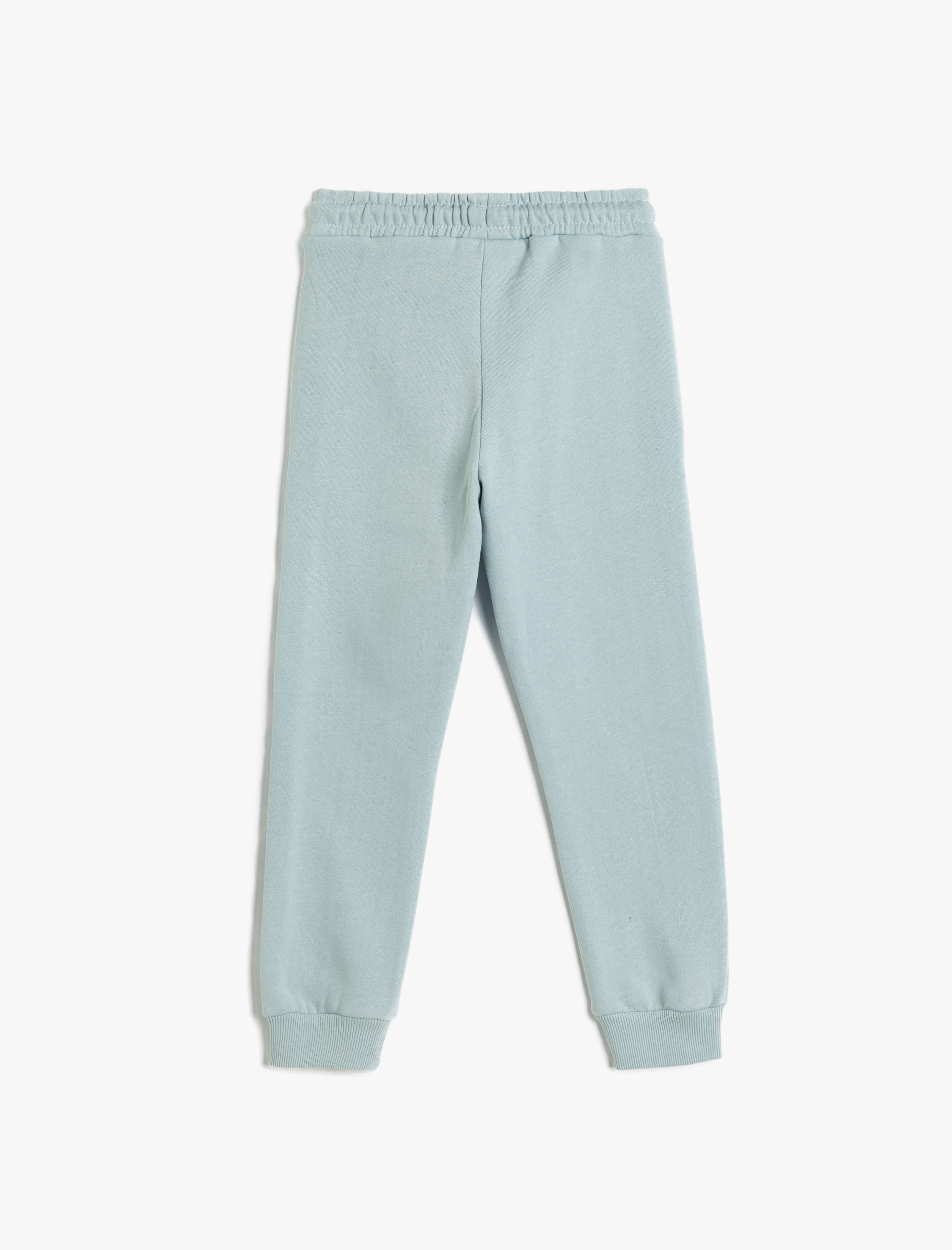 Erkek Çocuk Eşofman Altı Beli Bağlamalı Kolej Baskılı Cep Detaylı Şardonlu