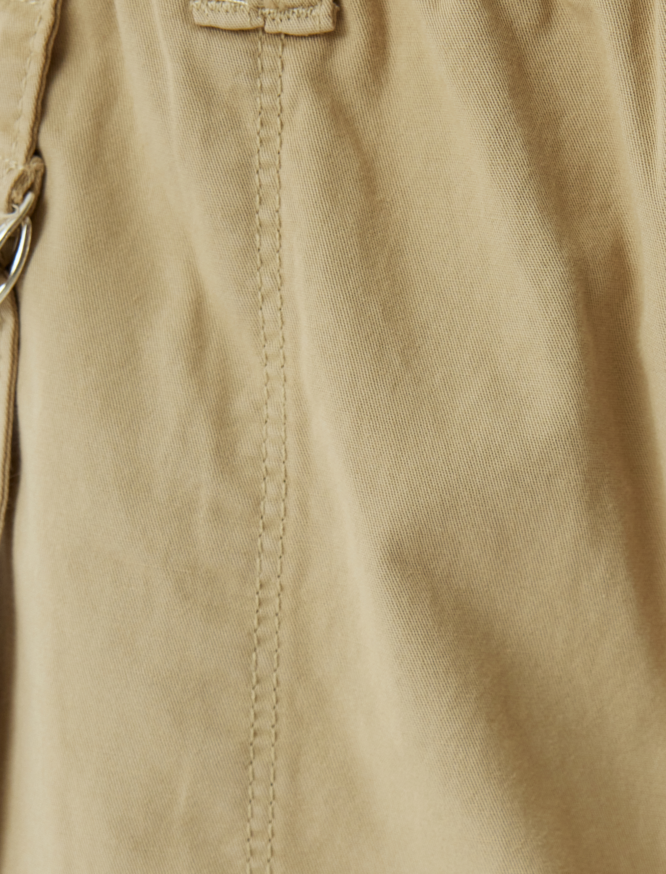   Kargo Pantolon Beli Lastikli Cep Detaylı Pamuklu