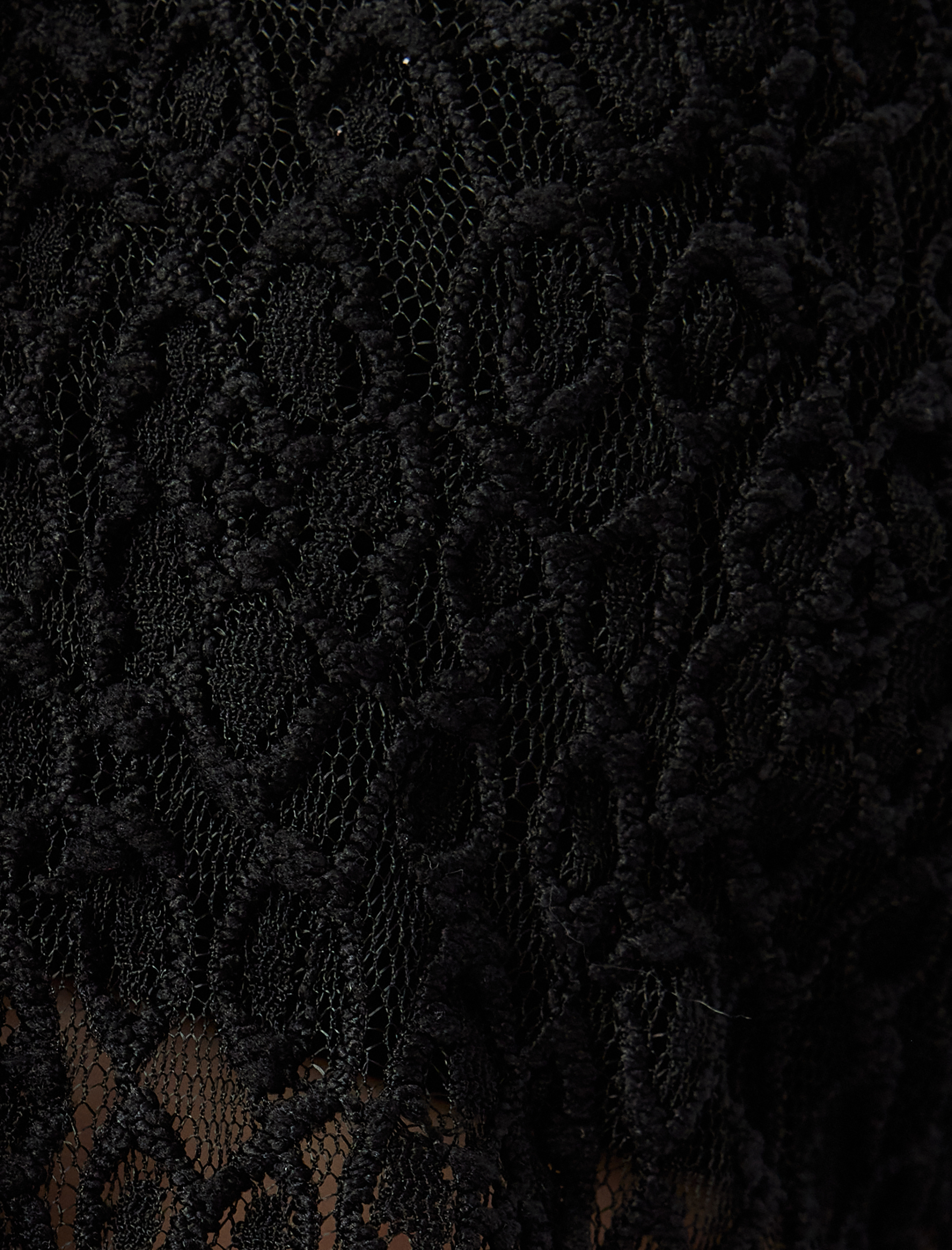 Dantelli Crop Bluz Bağlama Detaylı İspanyol Kollu Fırfırlı V Yaka