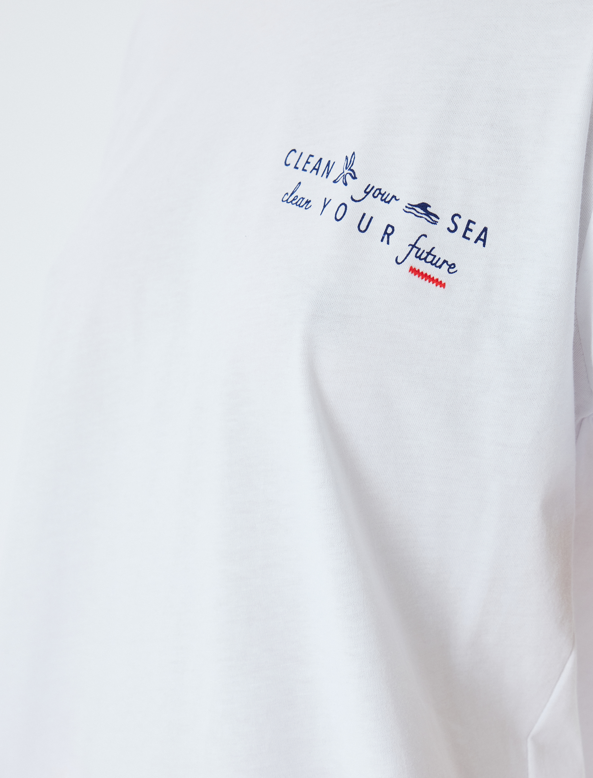   Arkası Baskılı Tişört Kısa Kollu Bisiklet Yaka Pamuklu