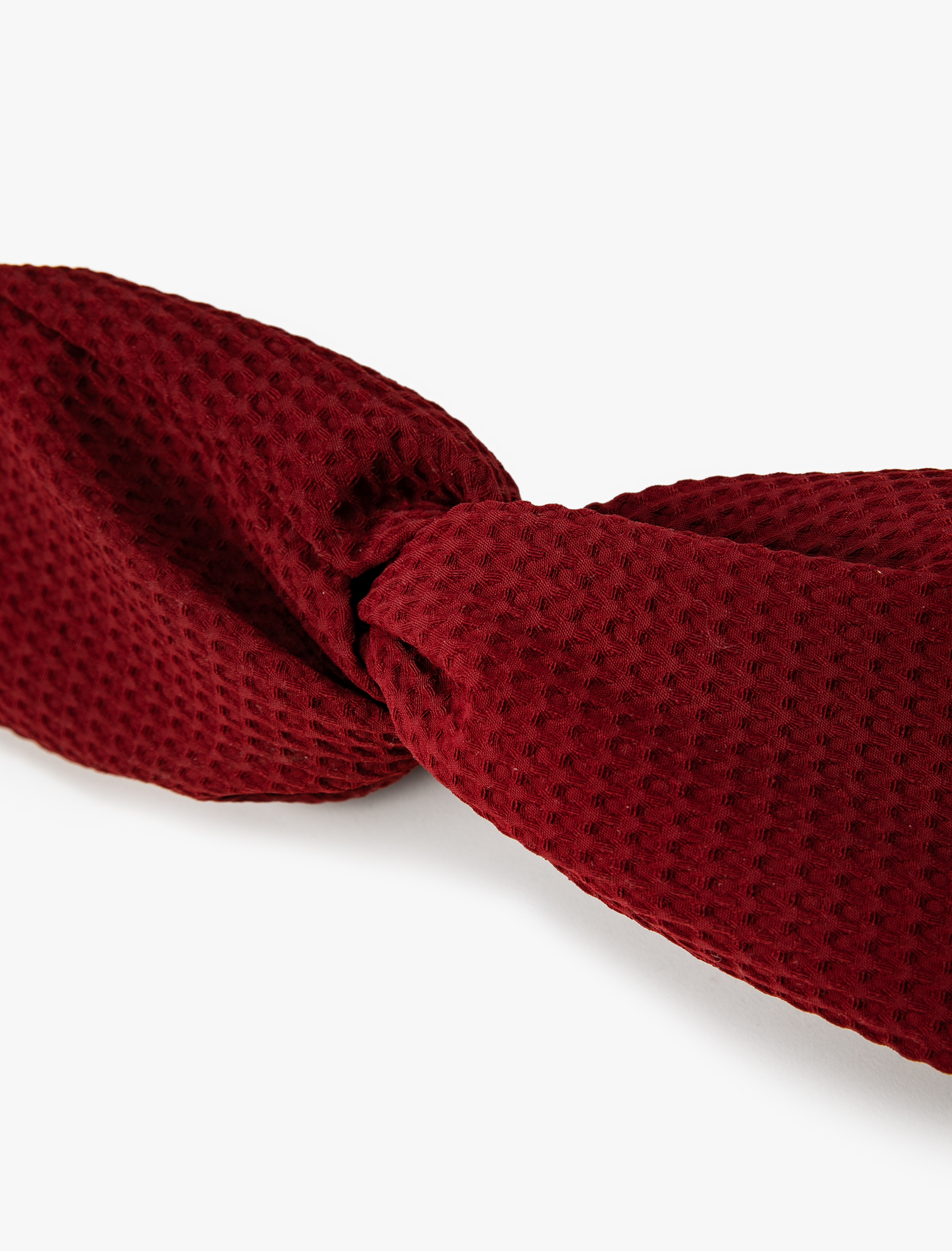  Kadın Bandana Saç Bandı Dokulu Düğüm Detaylı