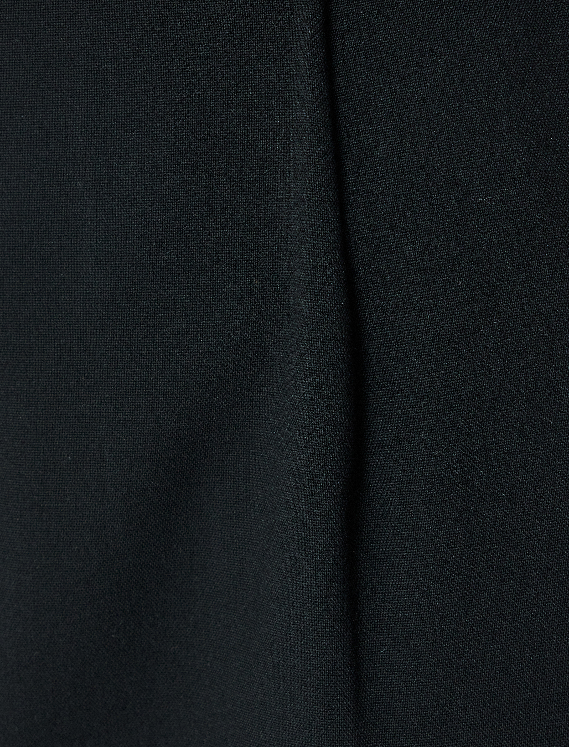   Pile Detaylı Crop Paça Cepli Kumaş Pantolon