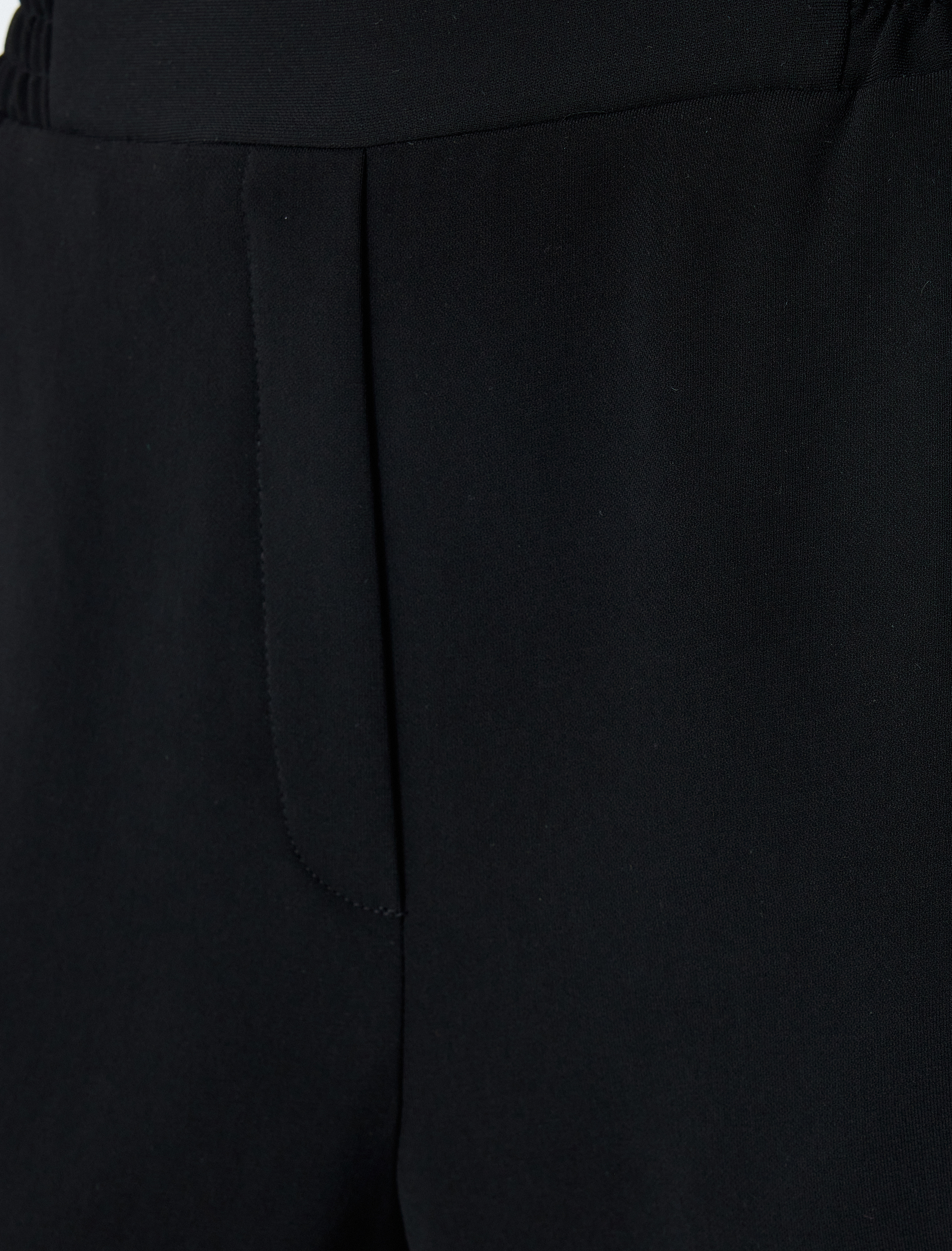 Bol Paça Pantolon Beli Lastikli Cepli Standart Bel