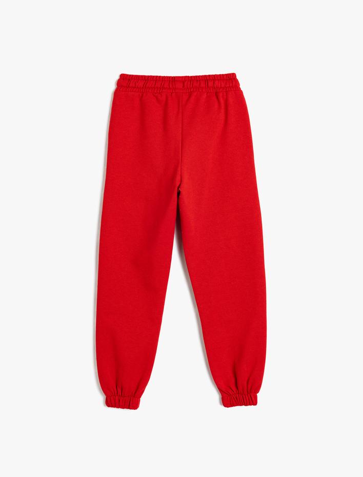 Kız Çocuk Basic Jogger Eşofman Altı Beli Lastikli