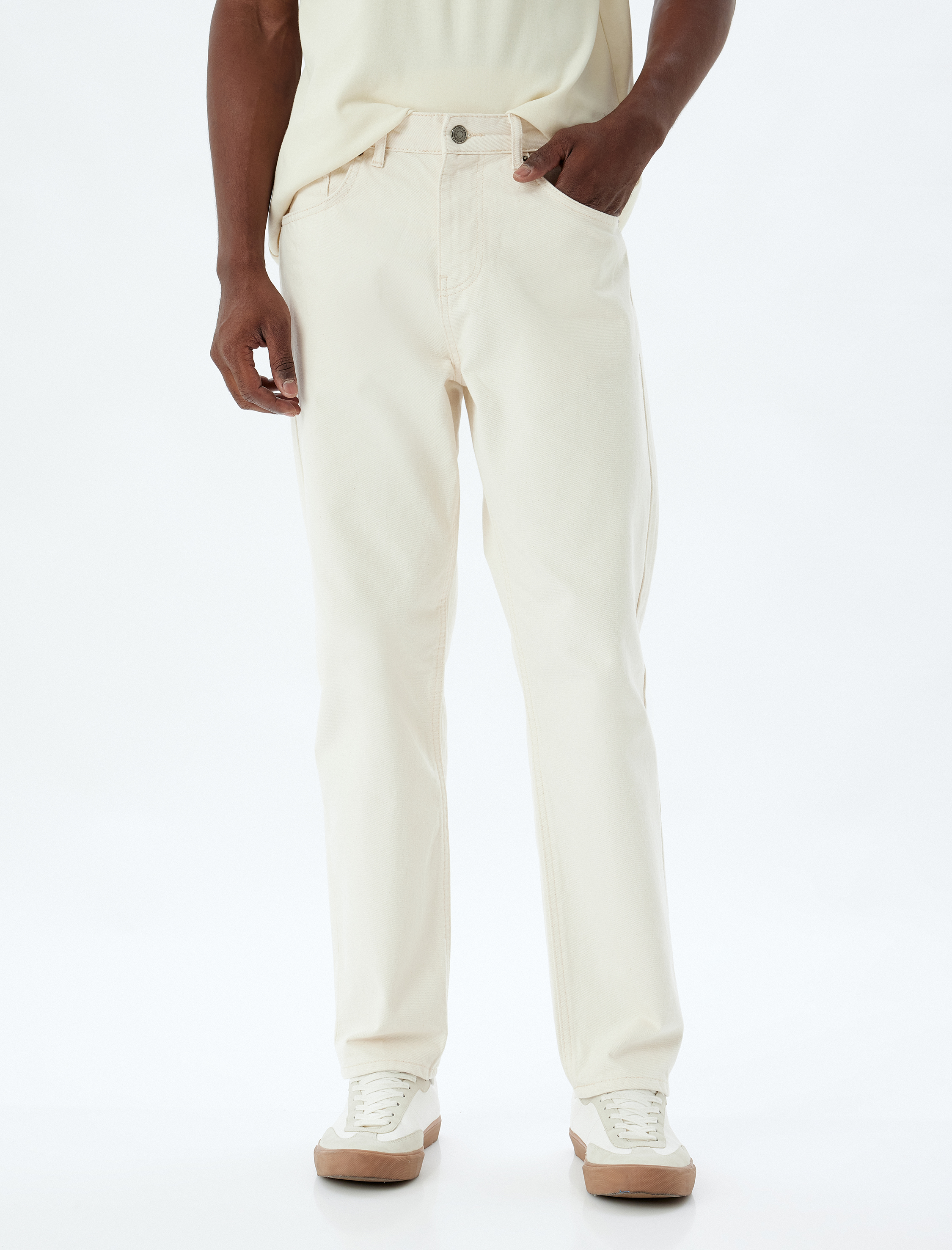 Düz Paça Vintage Straight Fit Kot Pantolon - Mark Jean