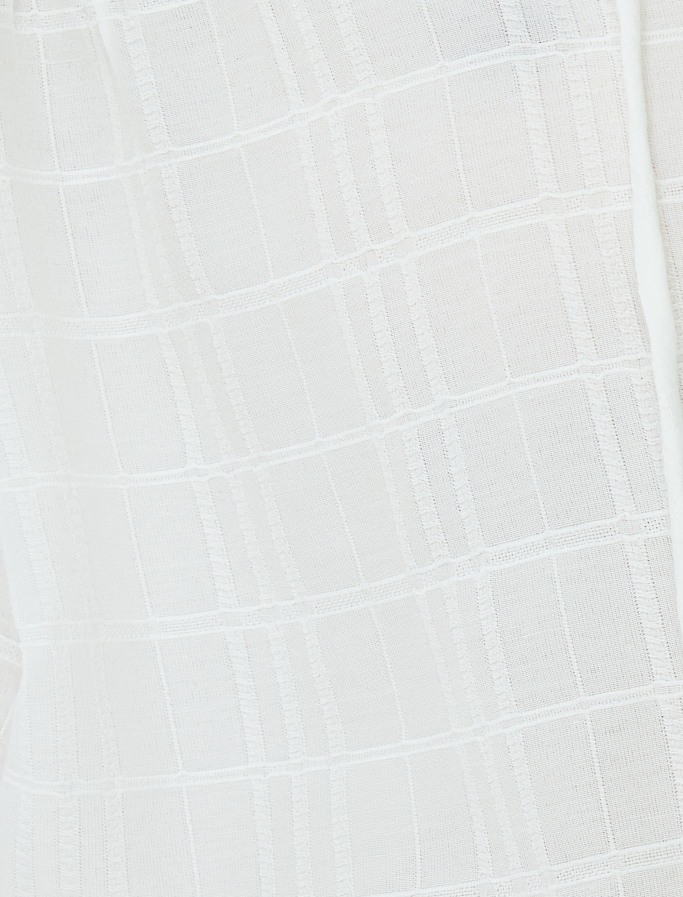   Peplum Bluz Uzun Balon Kol Mandarin Yaka Dokulu