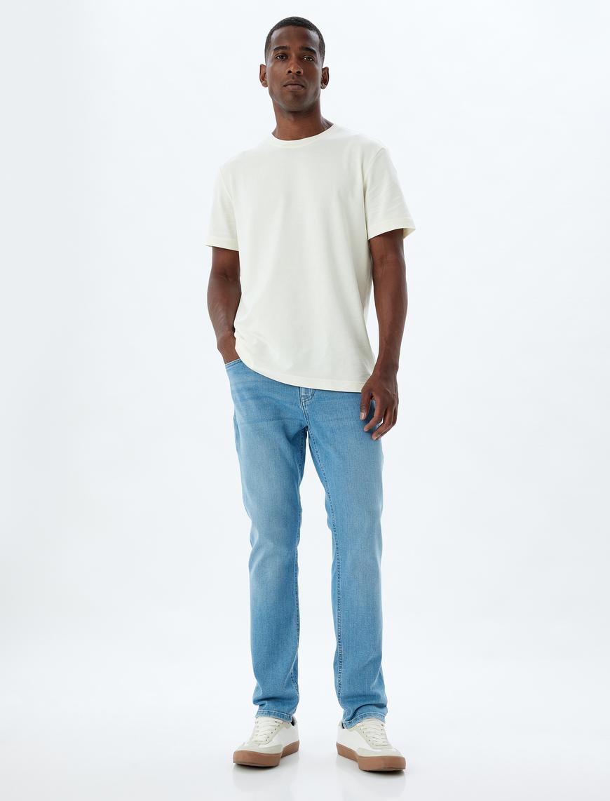   Slim Fit Kot Pantolon - Brad Jean