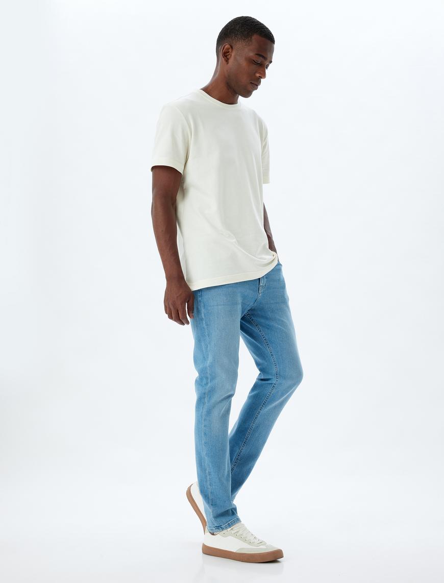   Slim Fit Kot Pantolon - Brad Jean