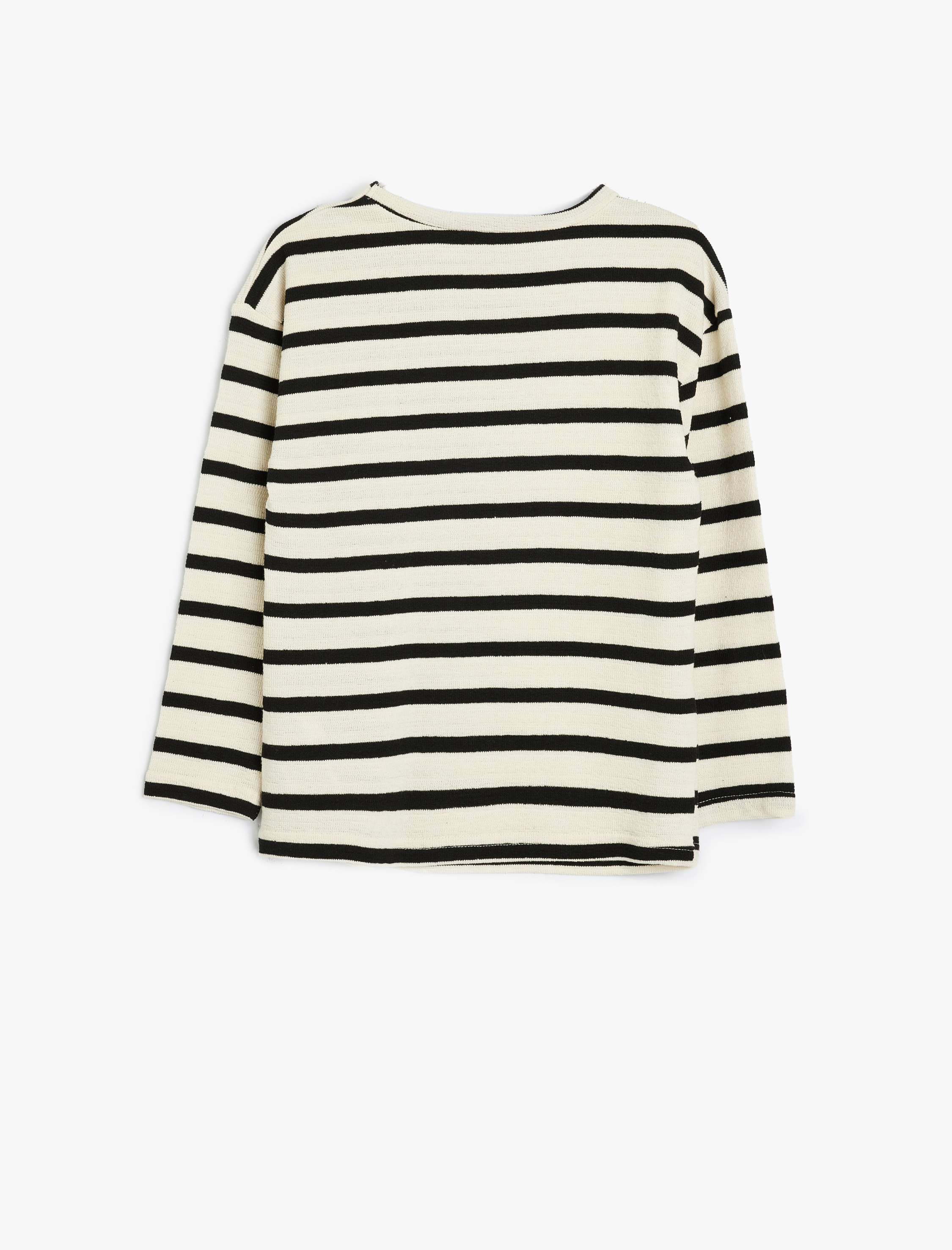  Kız Çocuk Basic Tişört Uzun Kollu Bisiklet Yaka