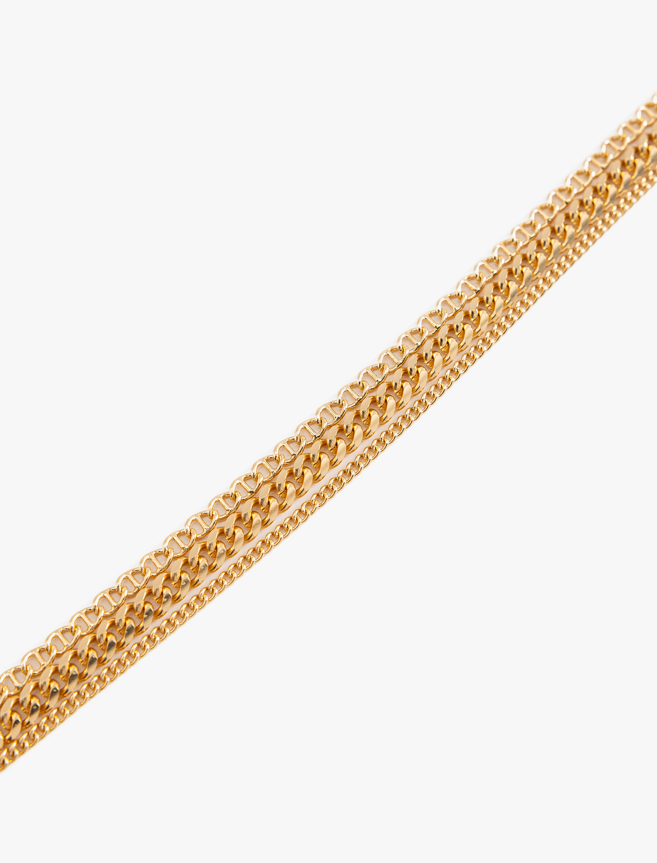  Kadın Zincir Bileklik Üç Sıralı