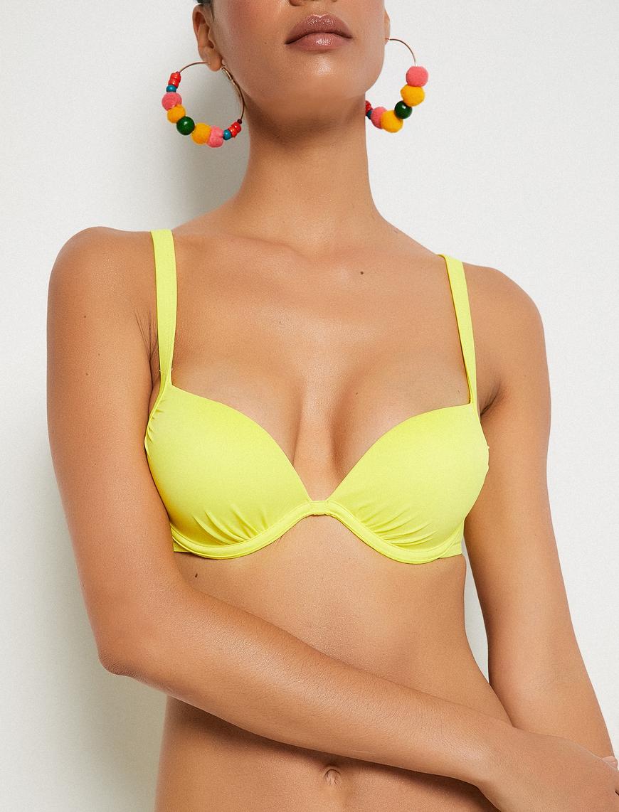   Düz Bikini Üstü