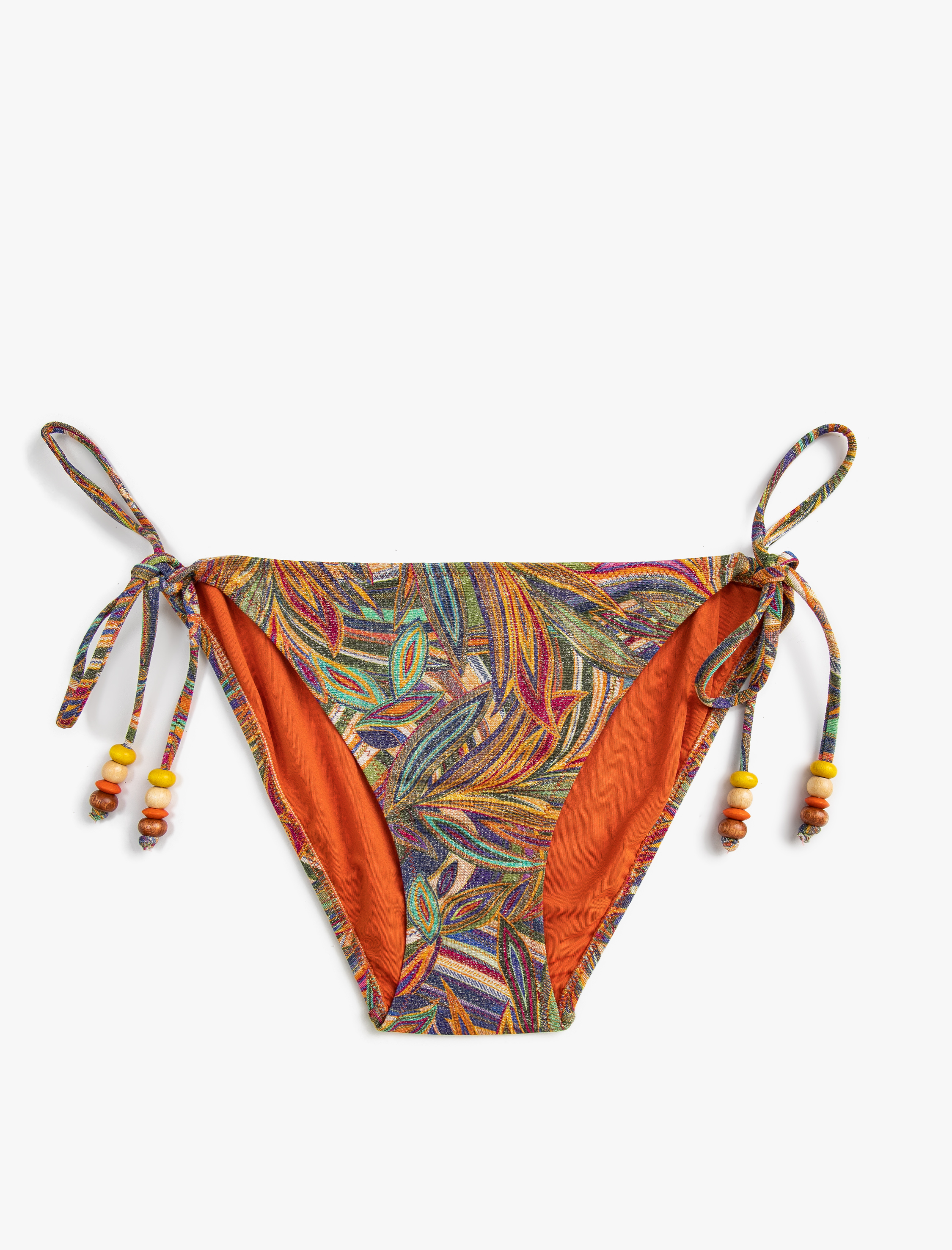   Boncuklu Bağlamalı Bikini Altı