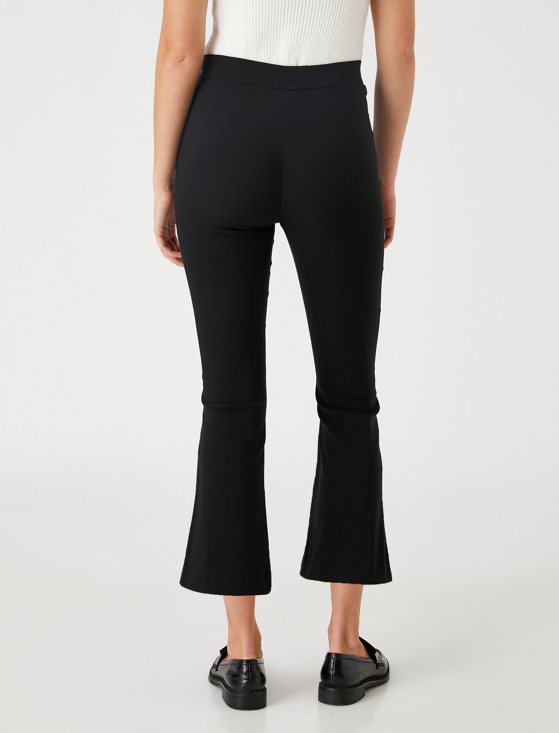   İspanyol Paça Crop Pantolon