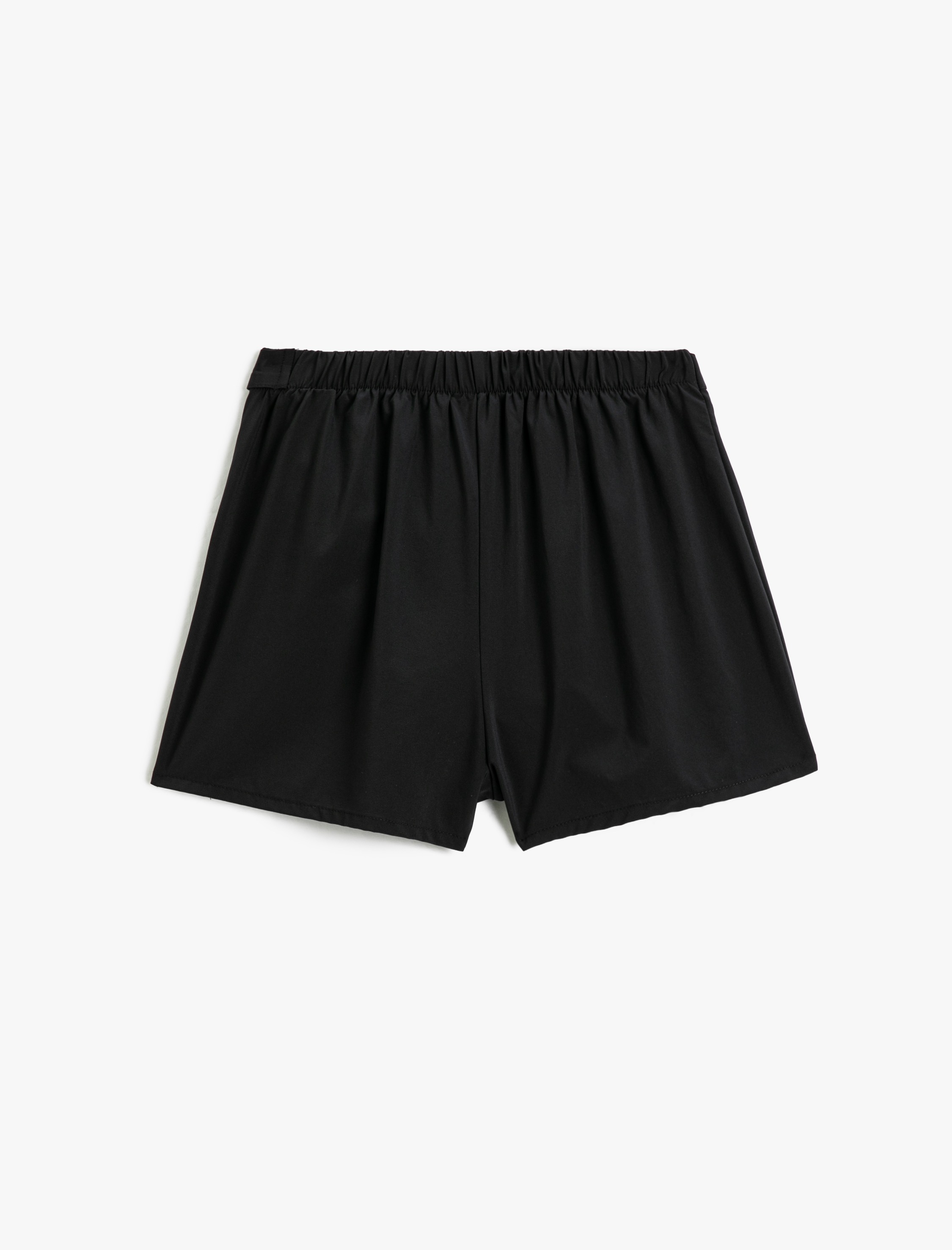 Mini Şort Etek Kuşak Detaylı Önü Kapamalı