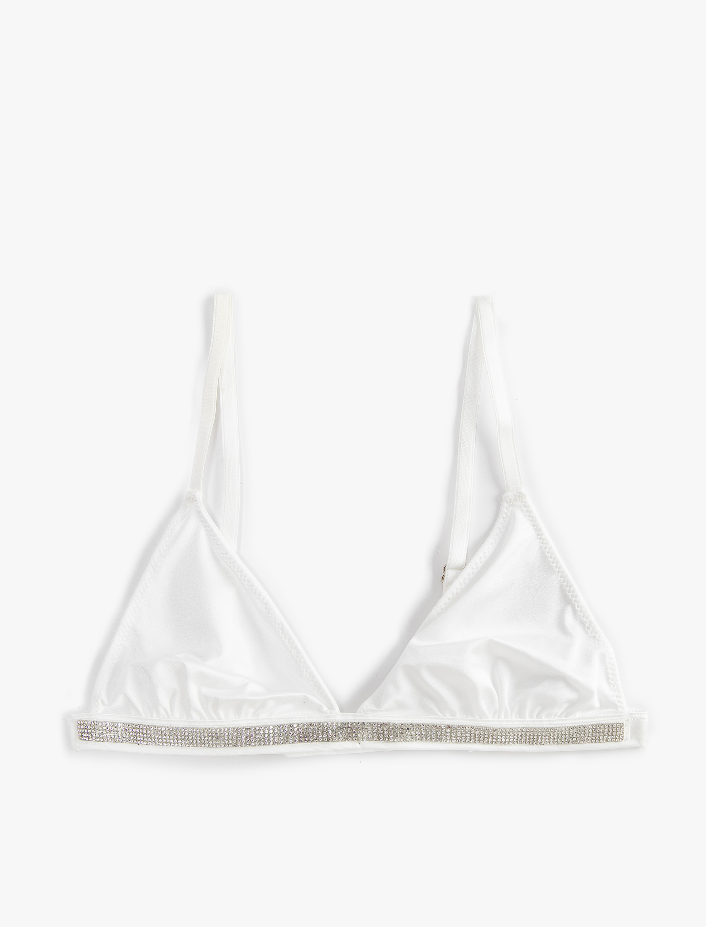   Bridal Sütyen Dolgusuz Desteksiz Taş Detaylı