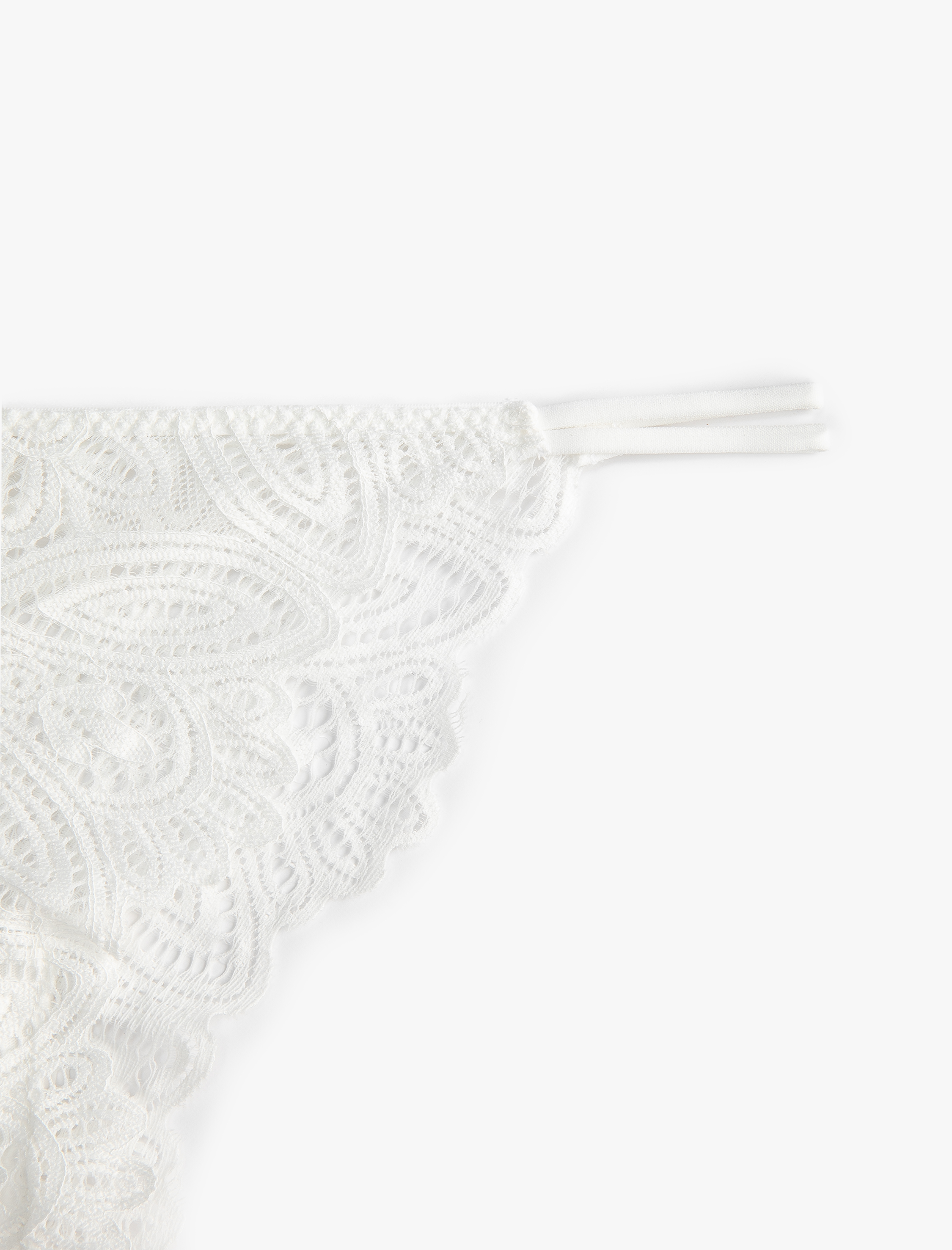   Brazilian Külot Dantelli Biye Detaylı