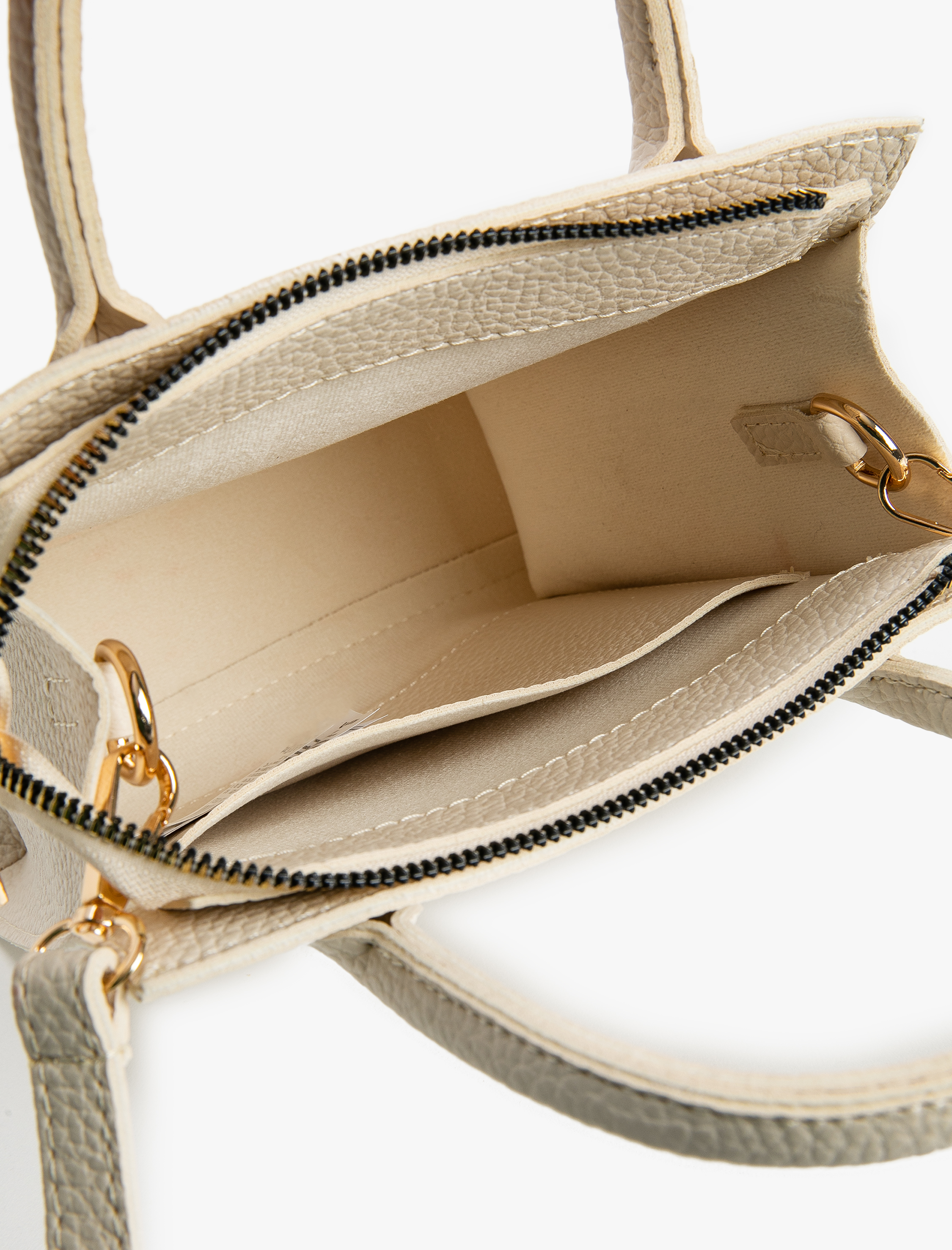  Kadın Tote Çanta Suni Deri Fermuarlı Askılı Tutma Saplı