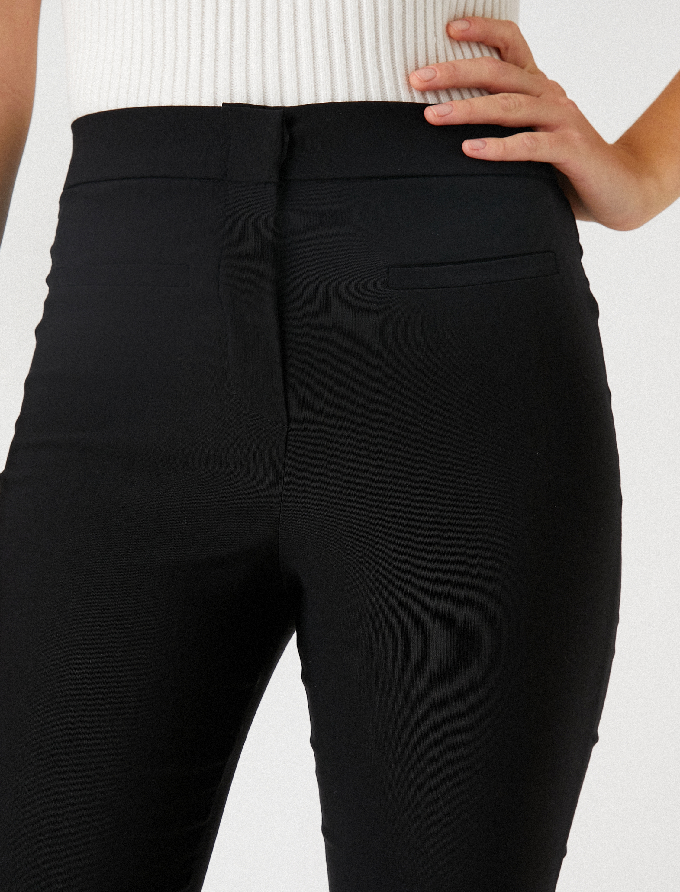   İspanyol Paça Crop Pantolon