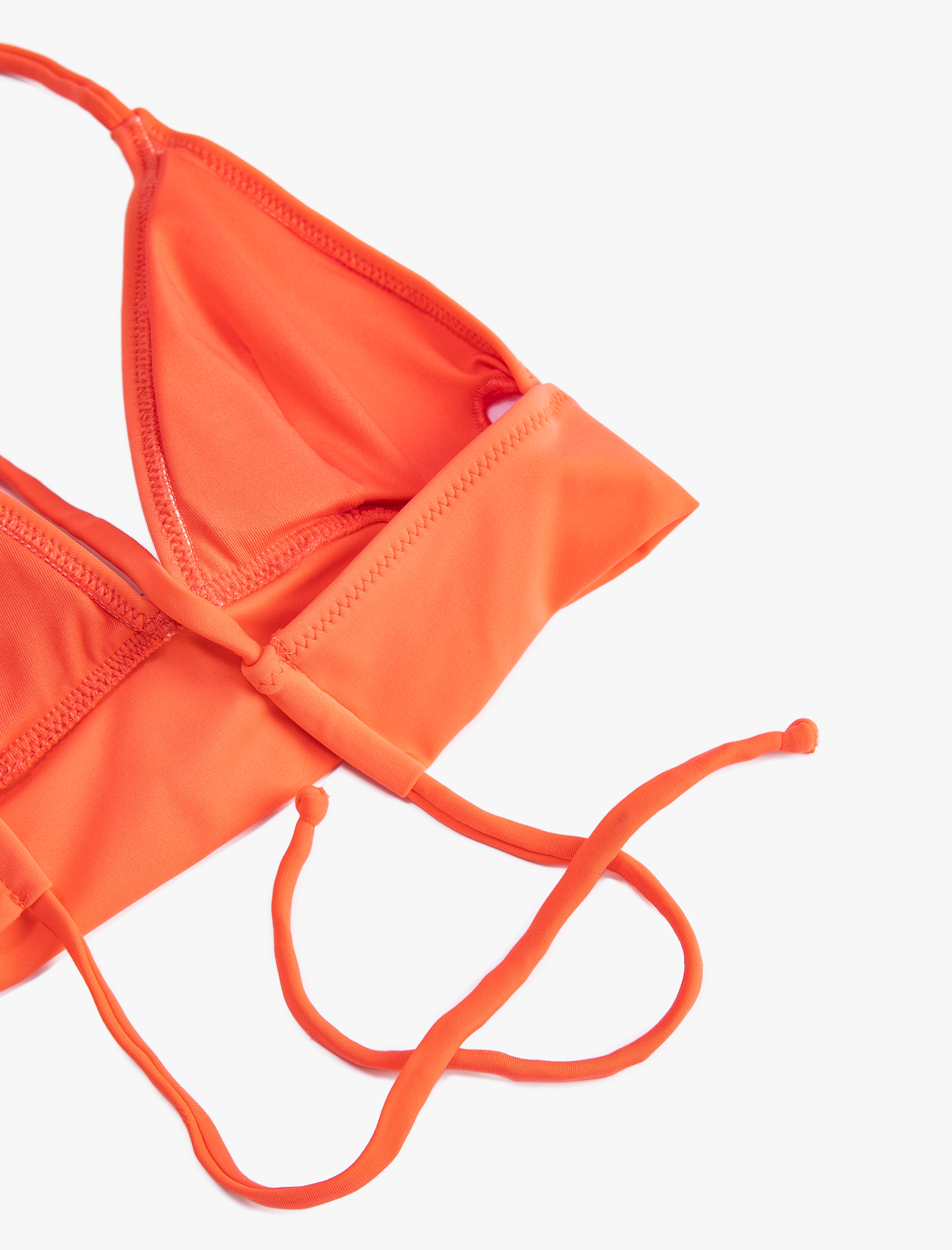   Bikini Üstü Bralet Çapraz Askılı Kaplı