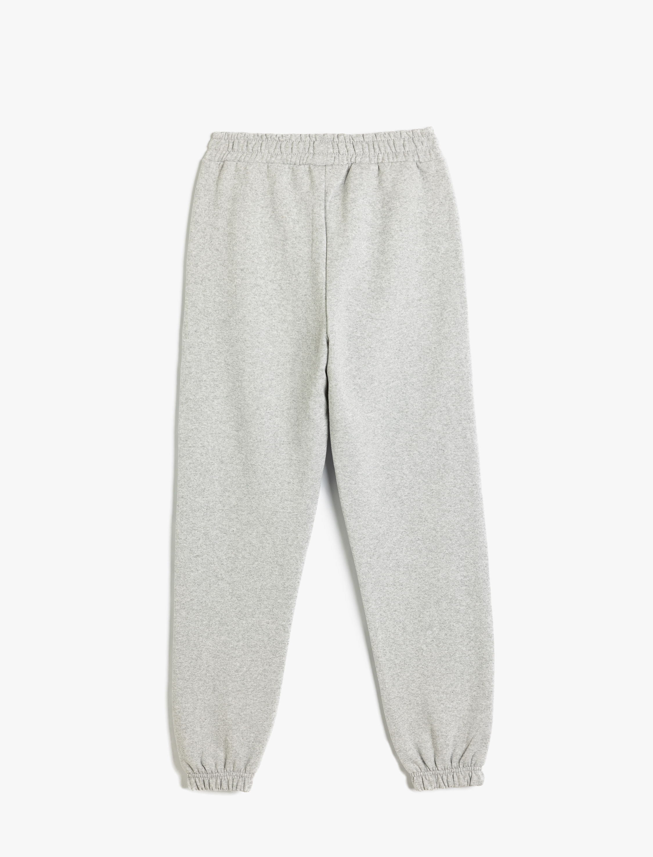  Kız Çocuk Pamuklu Beli Lastikli Şardonlu Basic Okul Eşofman Altı