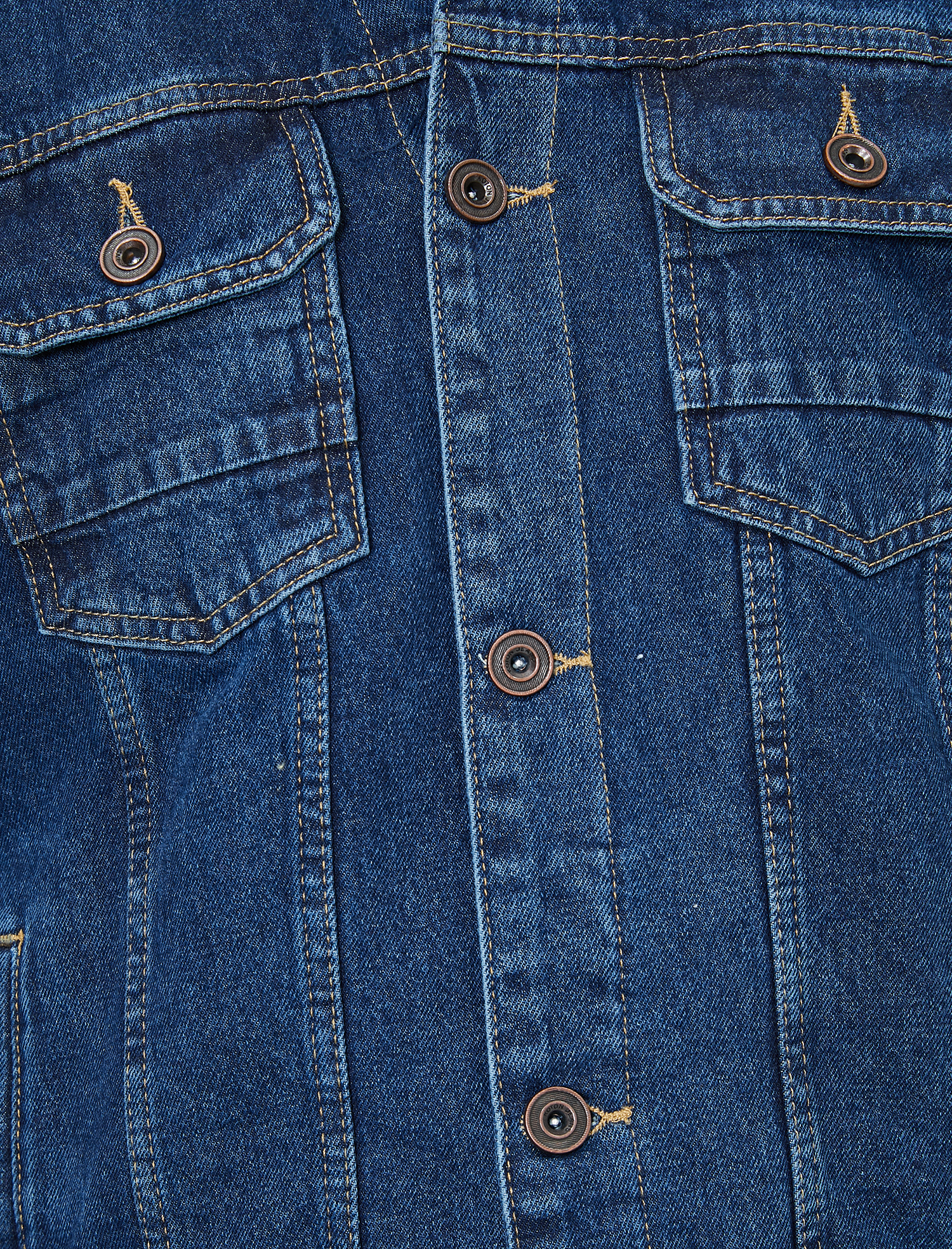   Yakası ve İçi Suni Kürklü Kolları Kapitoneli Jean Ceket