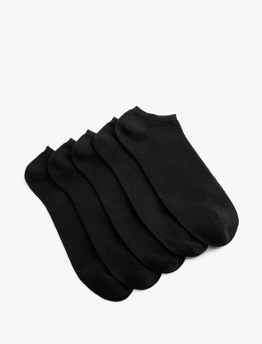  Erkek Basic 5'li Patik Çorap Seti
