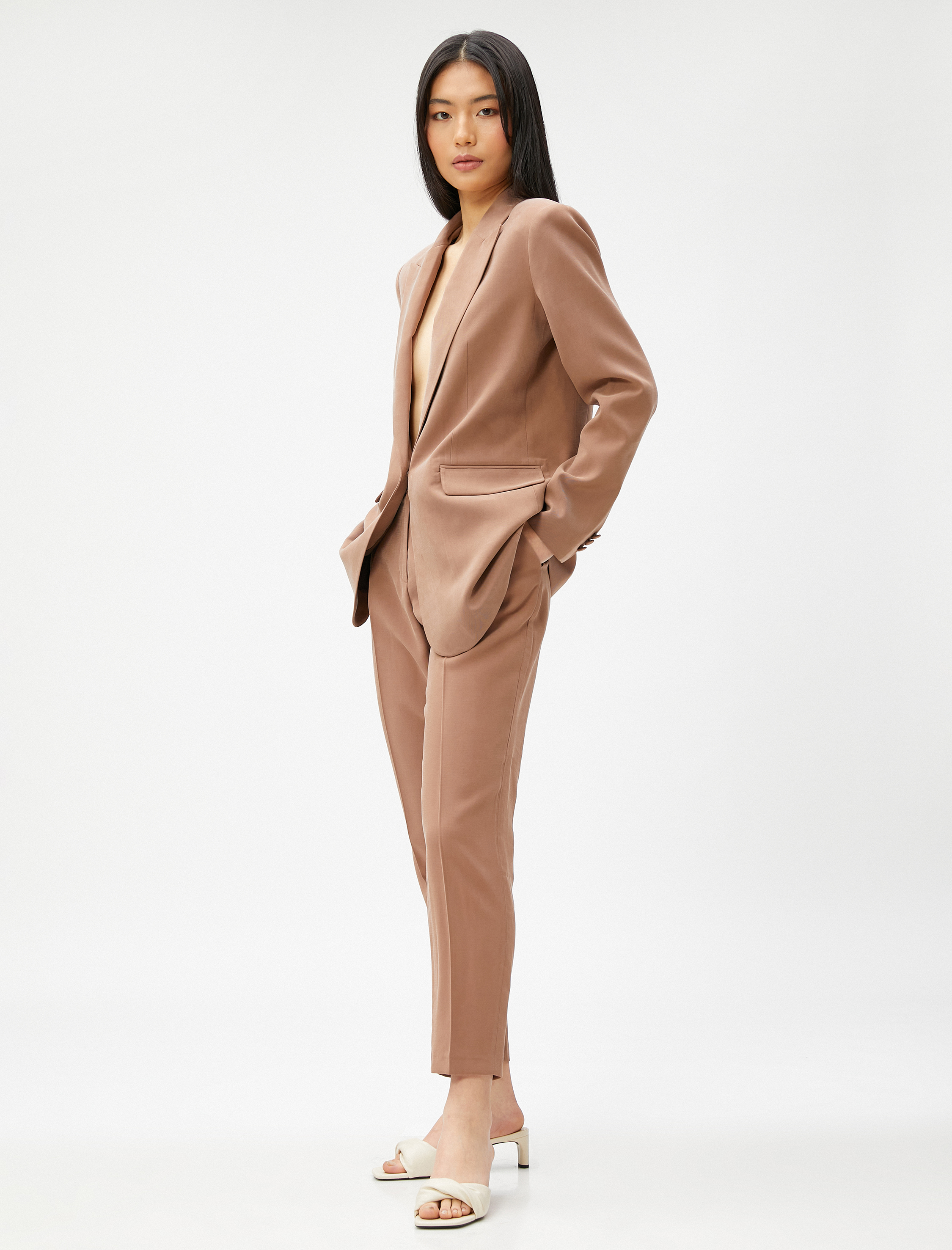   Cepli Dar Paça Pantolon Rayon Karışımlı