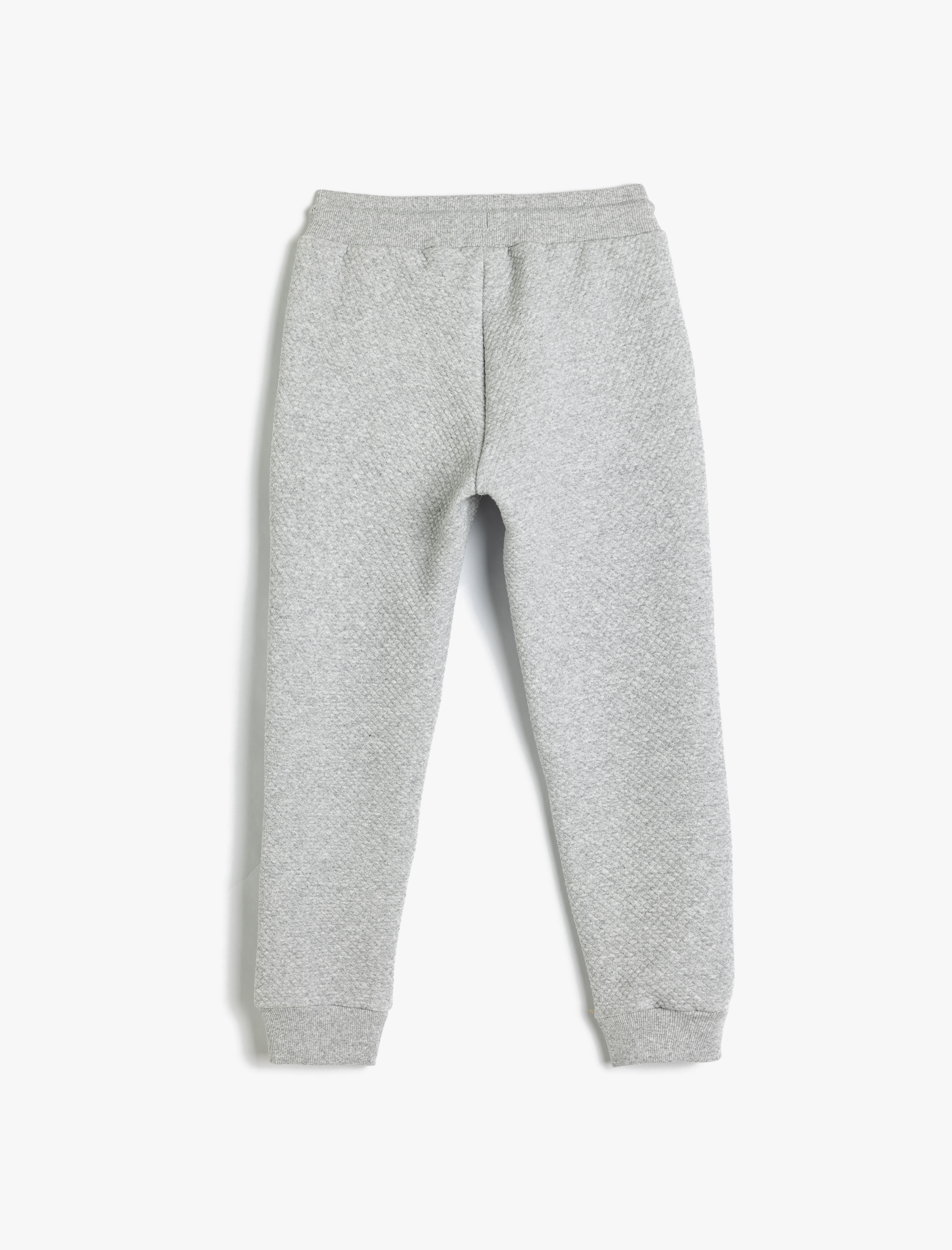  Erkek Çocuk Pamuklu Cep Detaylı Beli Bağlamalı Basic Jogger Eşofman Altı