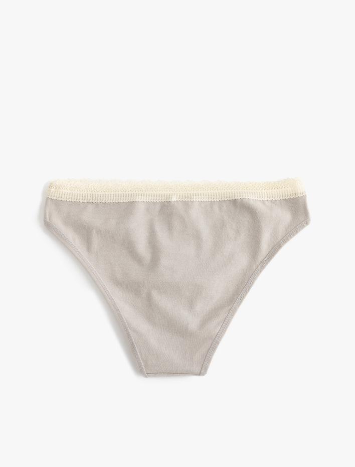  Brief Külot Normal Bel Slogan Baskılı