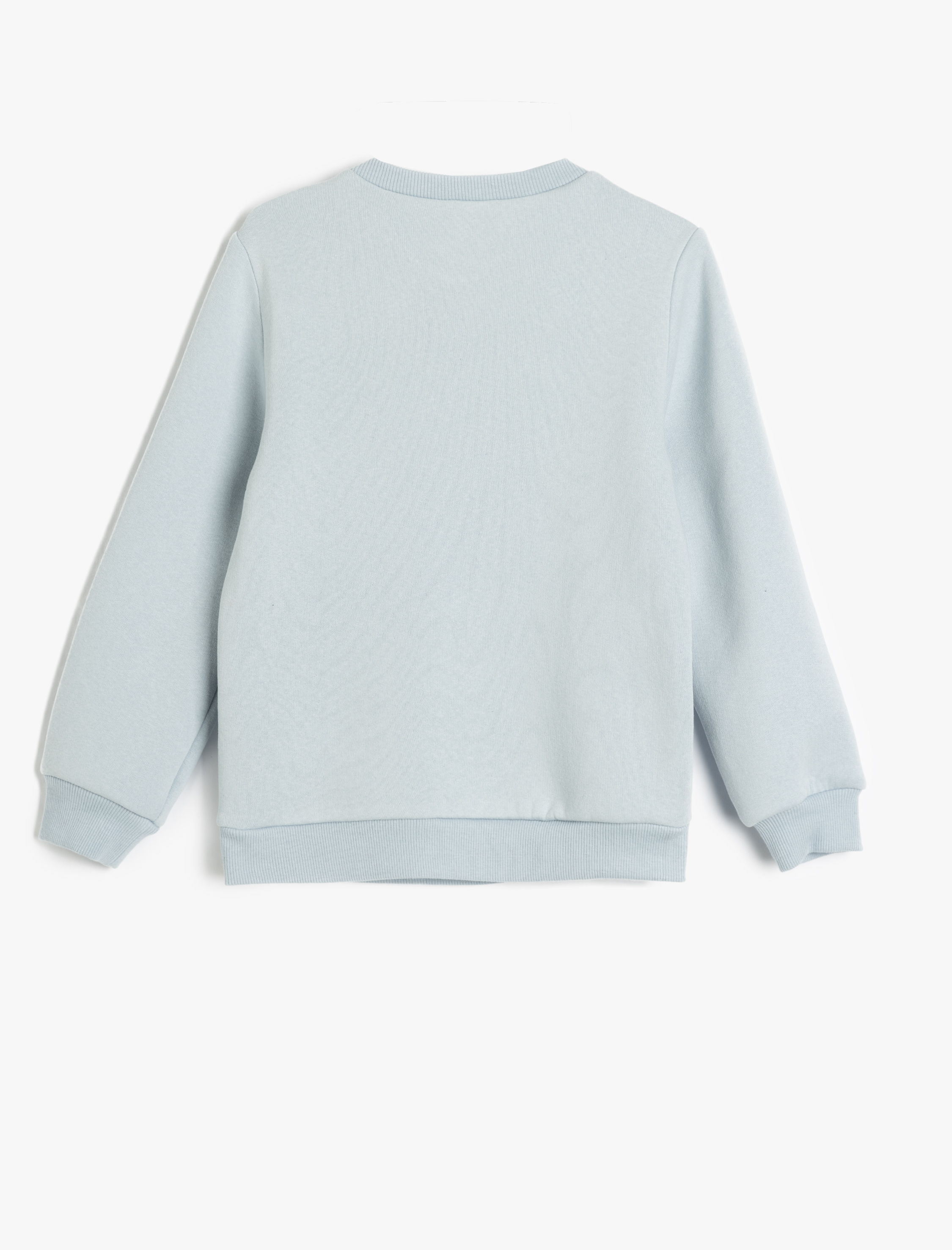  Kız Çocuk Sweatshirt Anime Baskılı Uzun Kollu Bisiklet Yaka Şardonlu