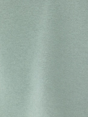 Kapşonlu Sweatshirt Basic Pamuk Karışımlı_5