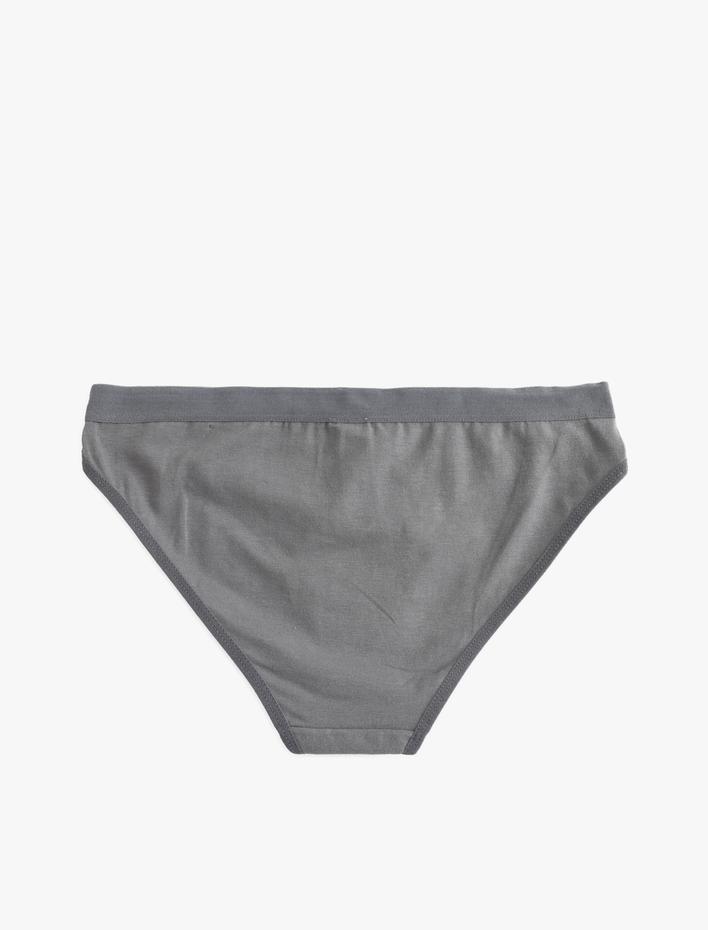  Pamuklu Brief Külot Baskılı