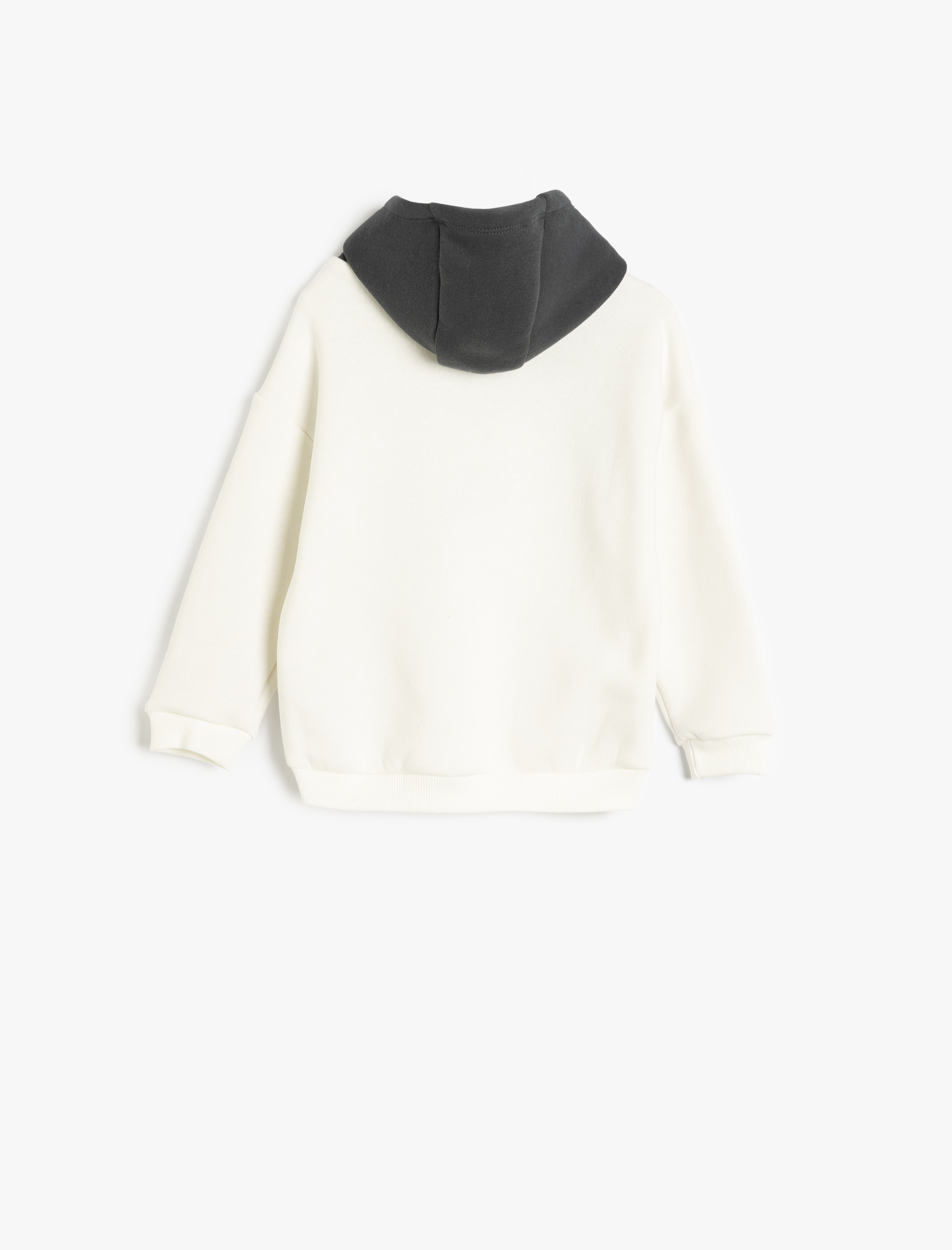  Erkek Bebek Kapşonlu Sweatshirt Şehir Baskılı Uzun Kollu Şardonlu Pamuklu