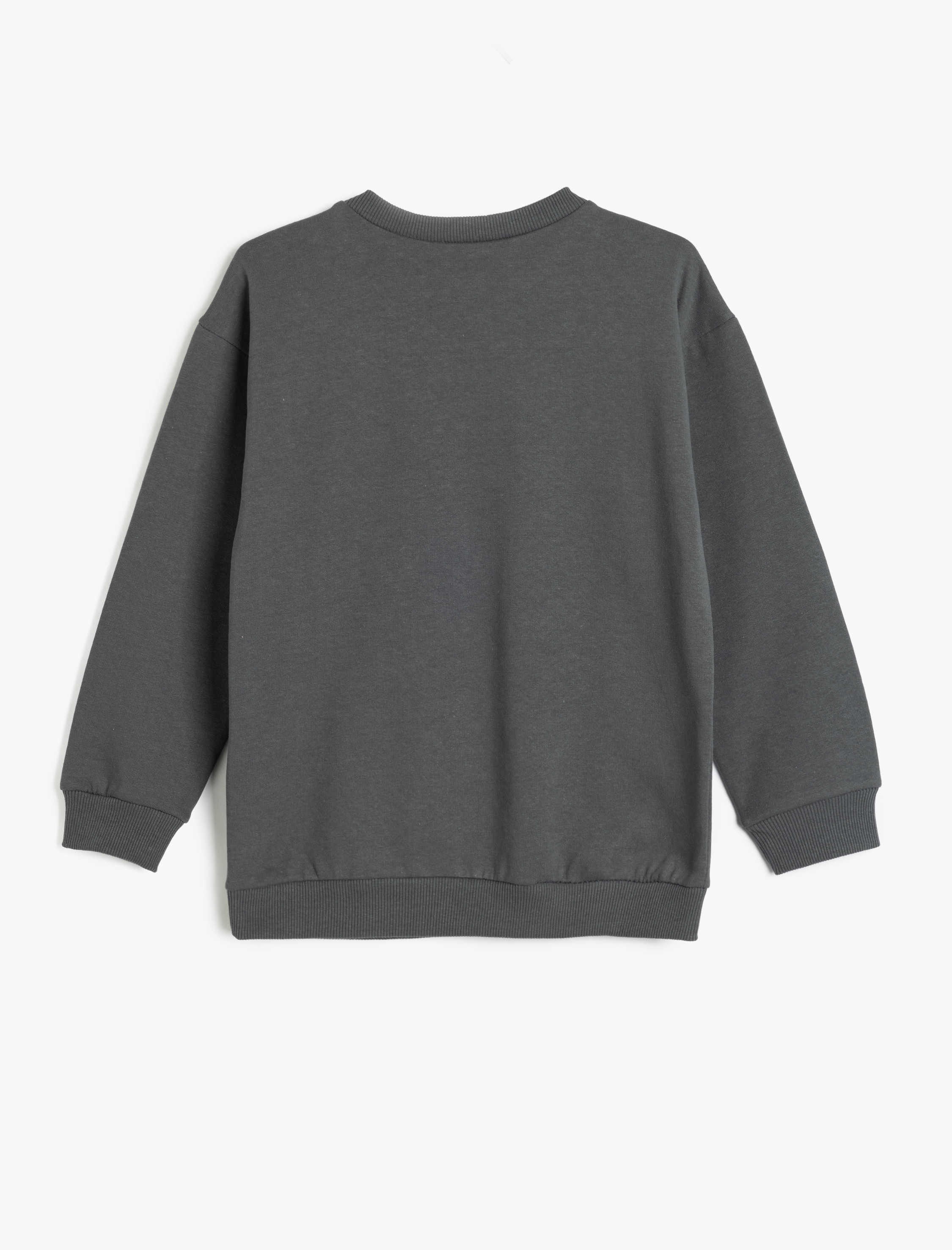  Erkek Çocuk Batman Sweatshirt Lisanslı Uzun Kollu Bisiklet Yaka Pamuklu Şardonlu