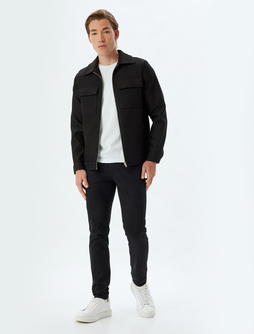   Skinny Fit Kot Pantolon - Michael Jean