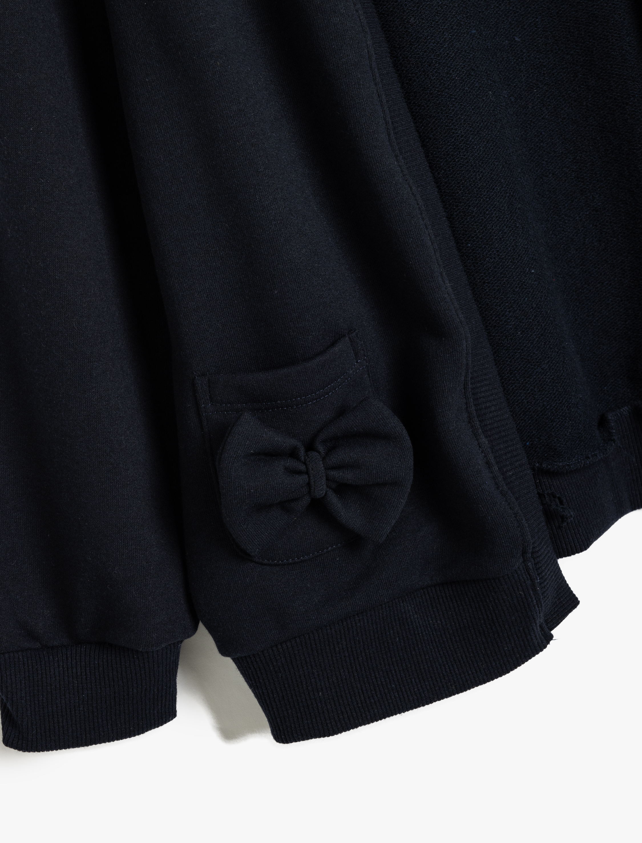  Kız Çocuk Uzun Kollu Fiyonk Detaylı Hırka