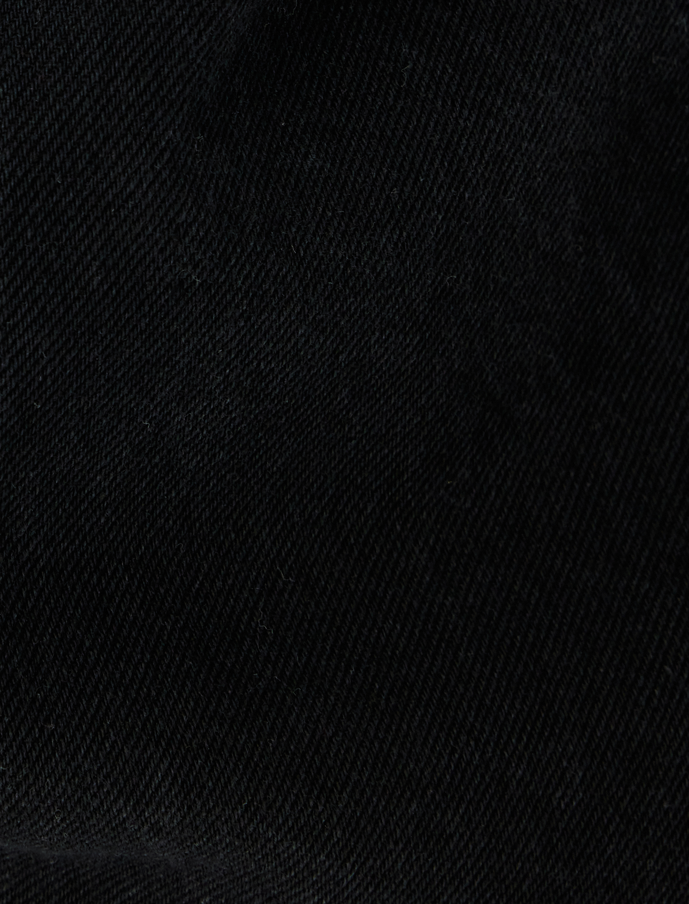   Kapşonlu Kot Ceket Oversize Fermuarlı Cep Detaylı Pamuklu