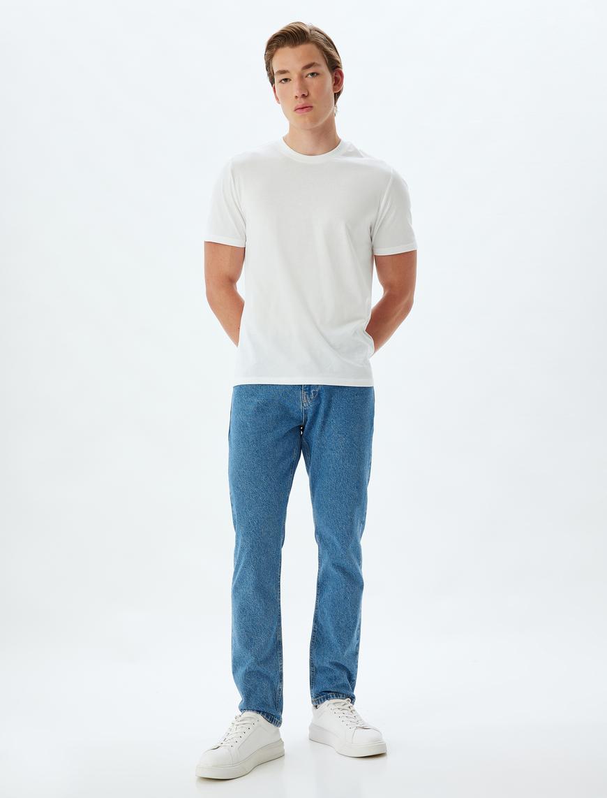   Straight Fit Kot Pantolon - Mark Jean