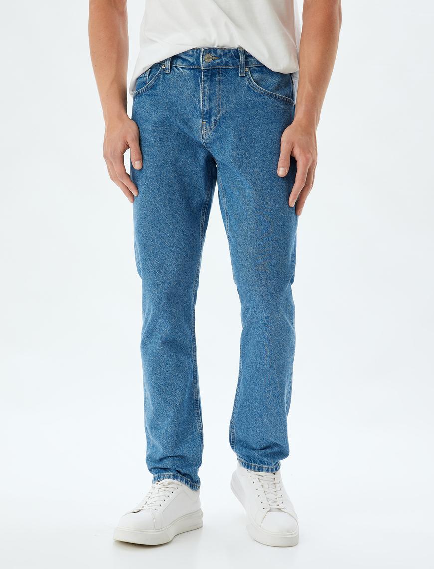   Straight Fit Kot Pantolon - Mark Jean