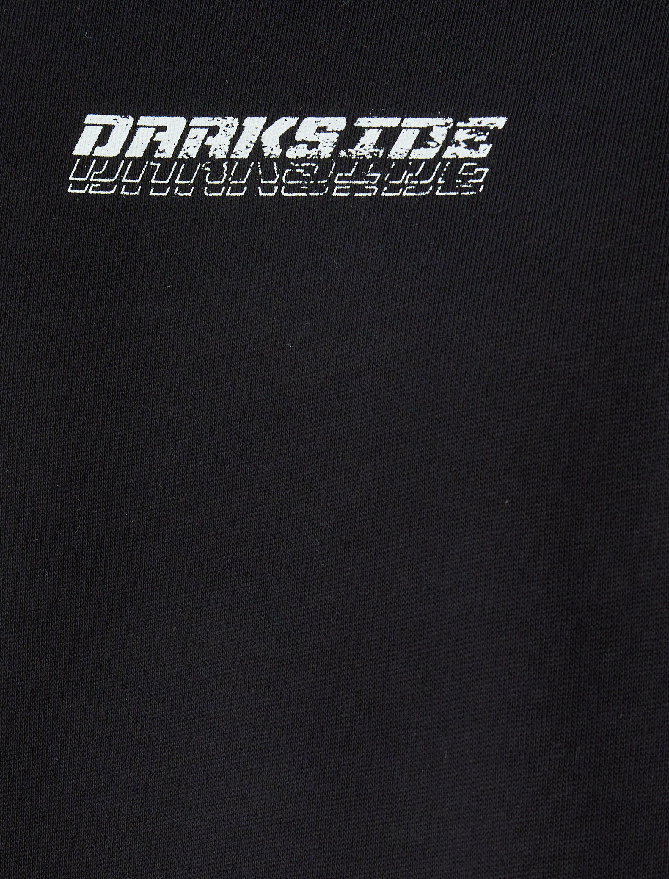   Slogan Baskılı Bisiklet Yaka Kısa Kollu Pamuklu Oversize Tişört