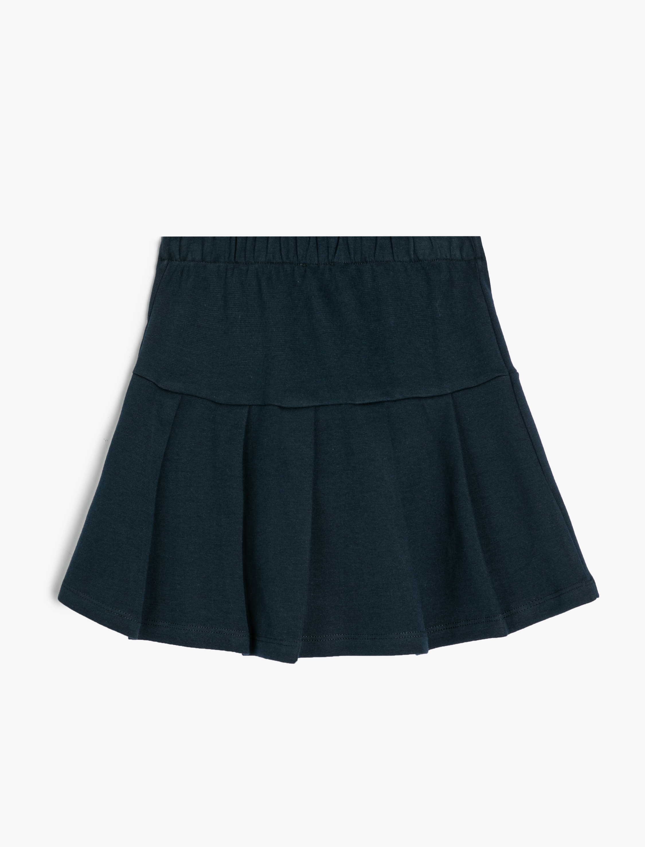  Kız Çocuk Pamuklu Basic Pileli Etek