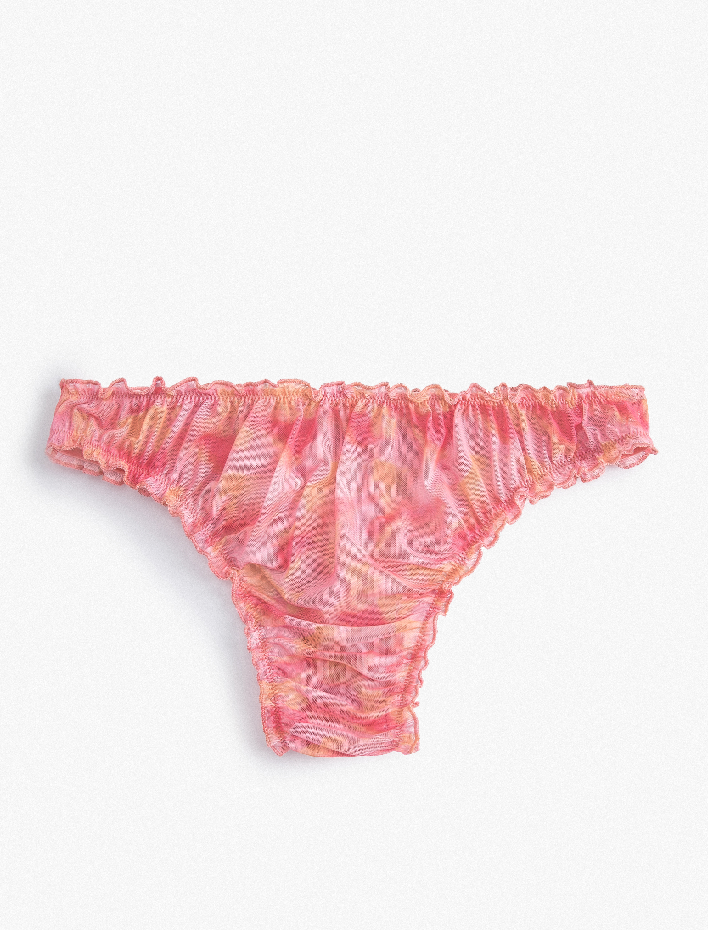 Brazilian Külot Fırfırlı Batik Desenli