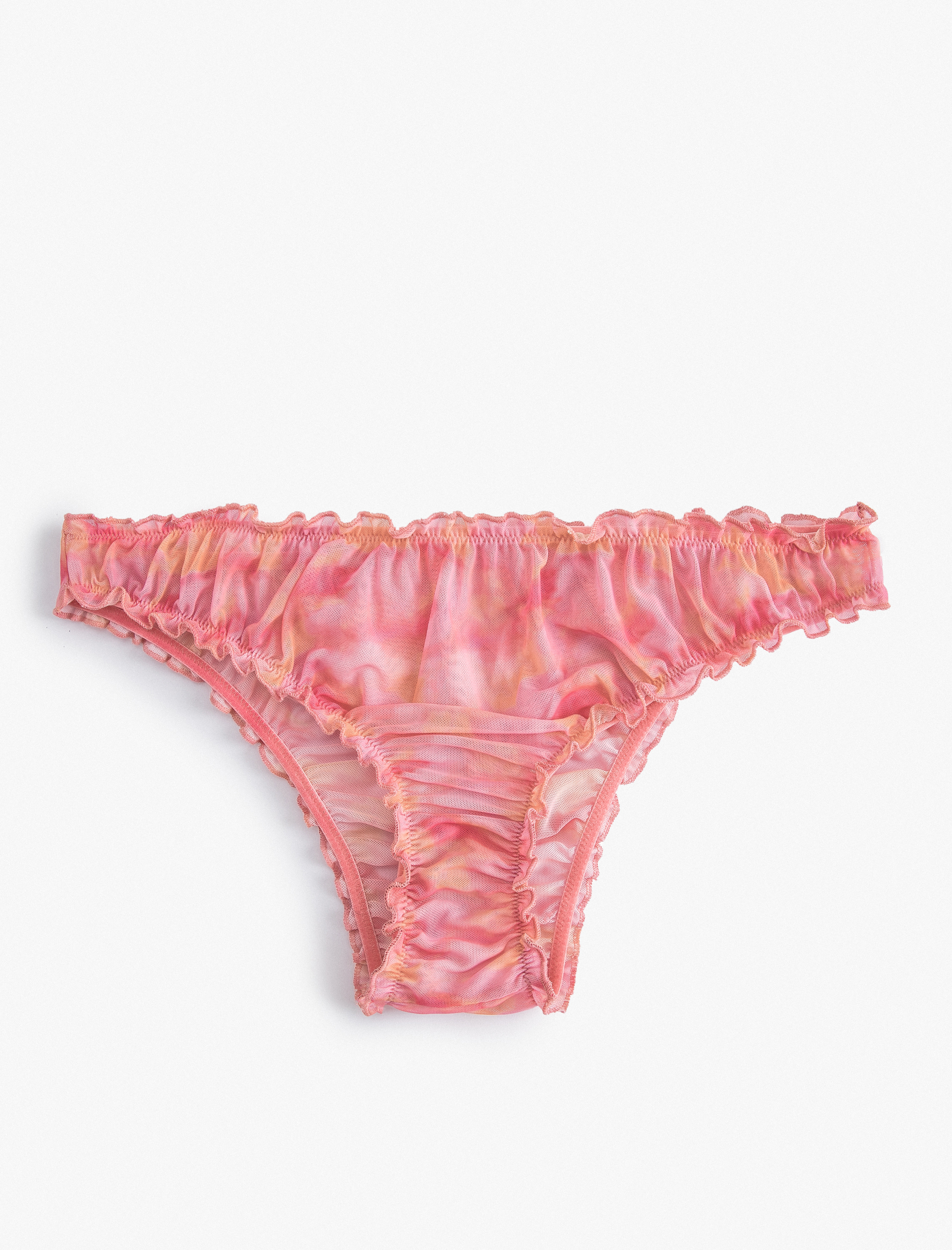 Brazilian Külot Fırfırlı Batik Desenli