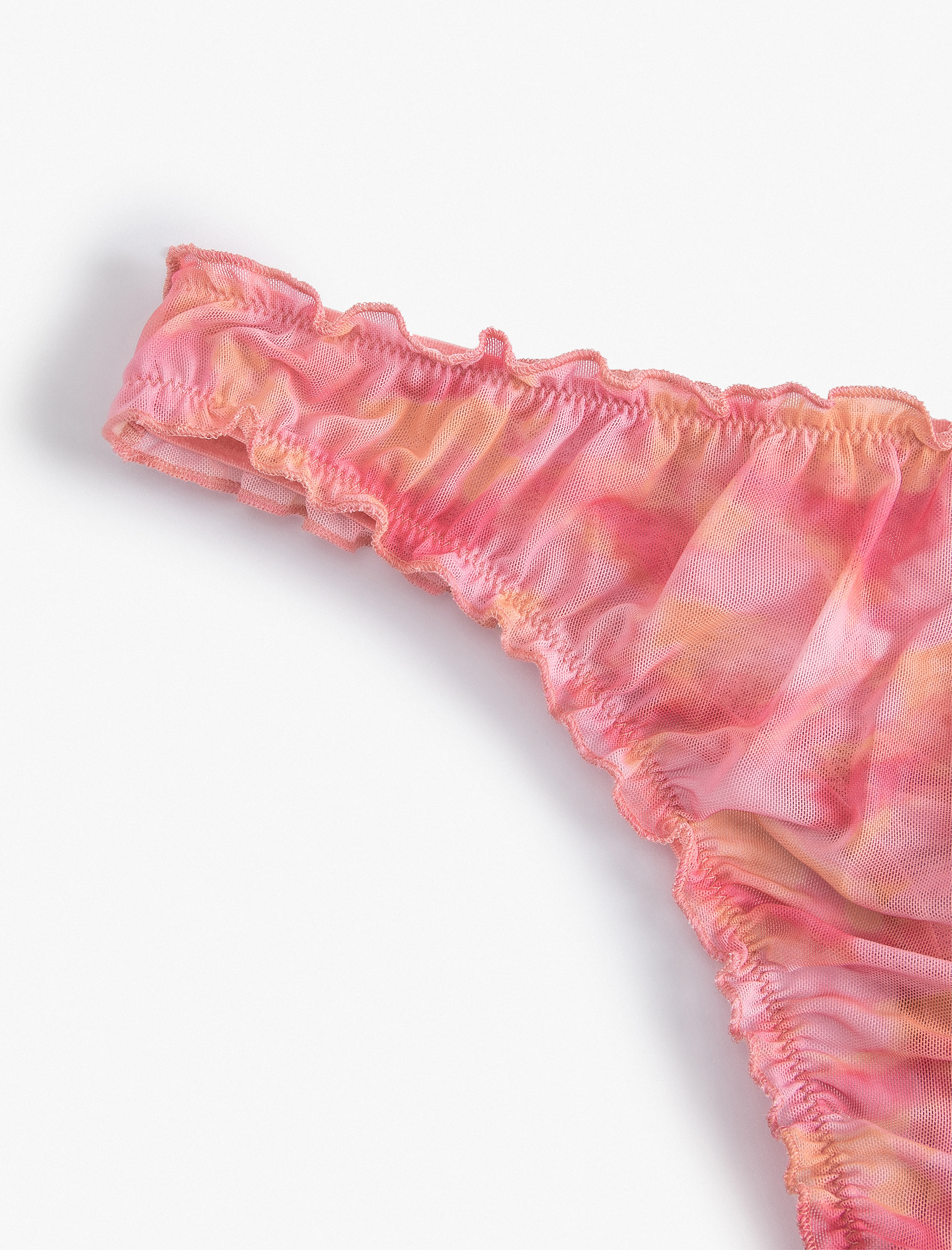 Brazilian Külot Fırfırlı Batik Desenli