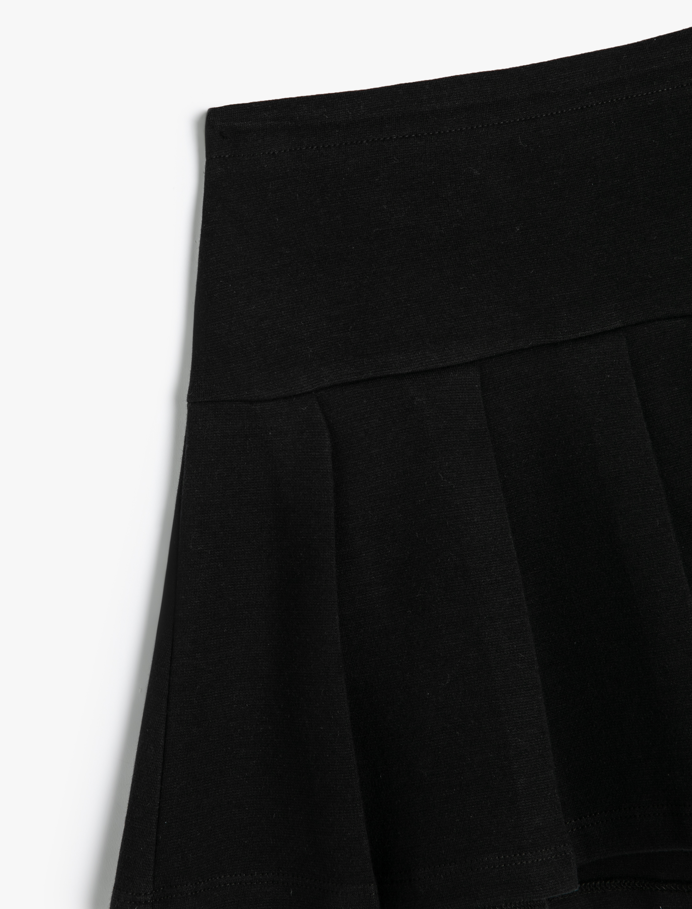  Kız Çocuk Pamuklu Basic Pileli Etek