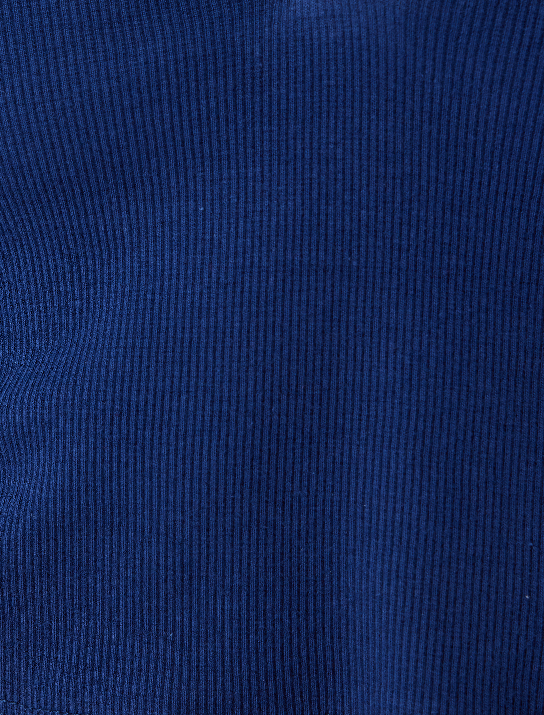 Polo Yaka Tişört Crop Uzun Kollu Biyeli