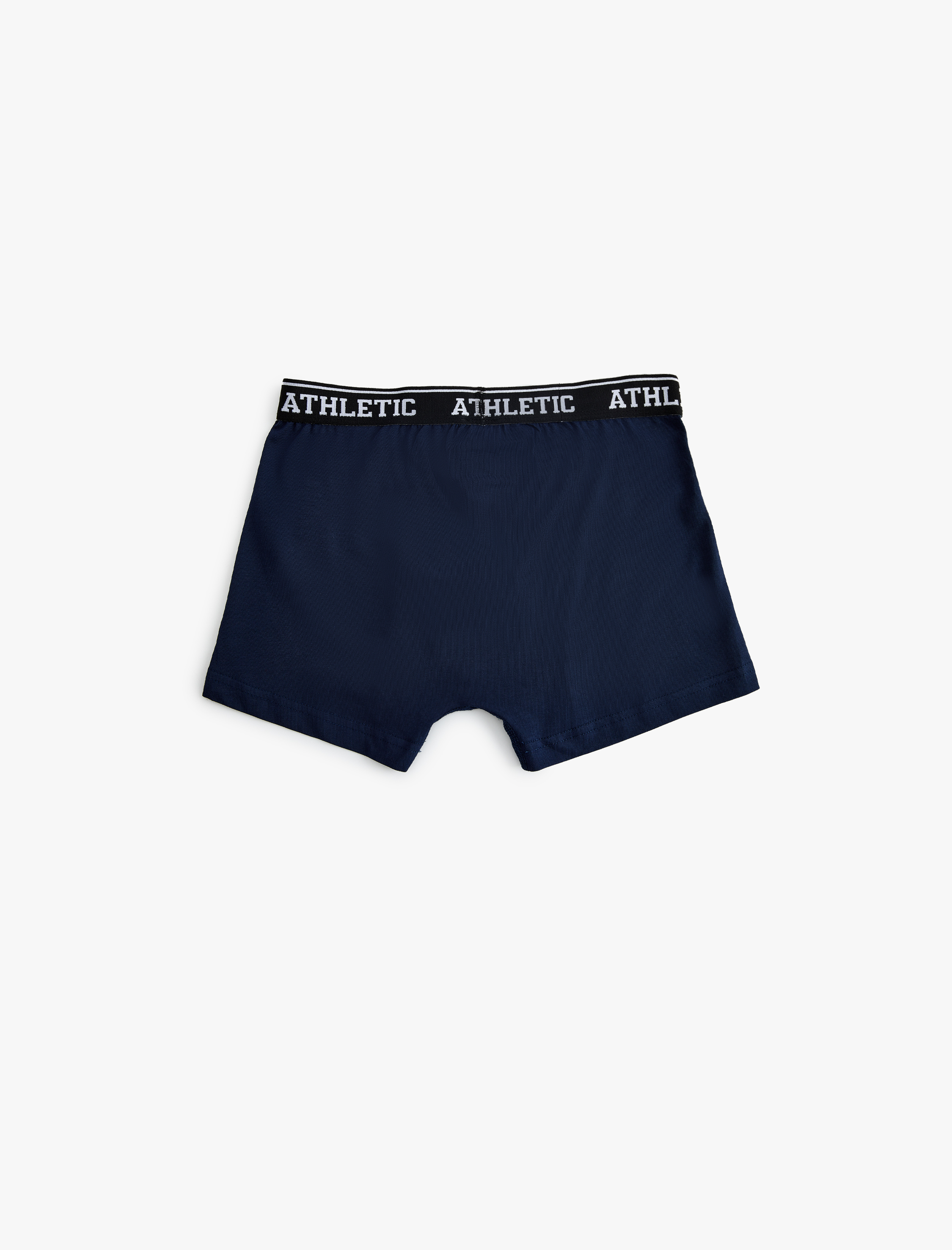 Boxer Seti 3 lu Pamuklu Slogan Bask l Bel Detayl