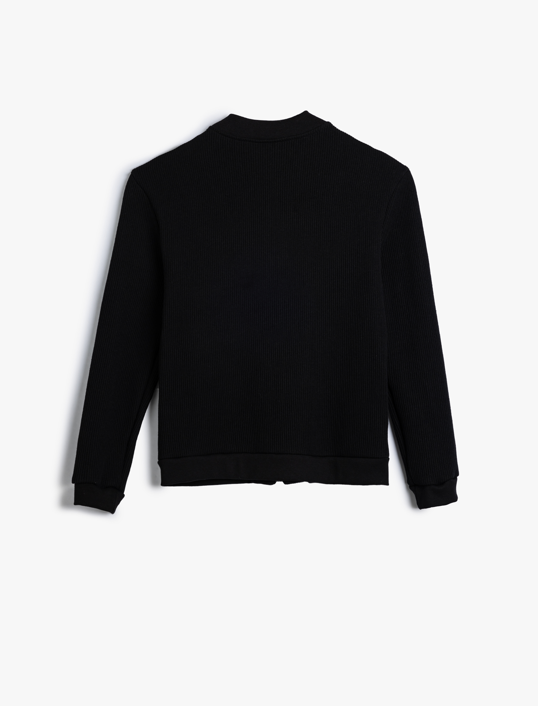   Oversize Ceket Fermuarlı Kapaklı Cep Detaylı Pamuk Karışımlı